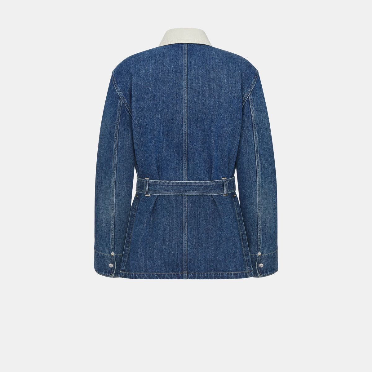Dior o1bcso1str0226 Couture Safari Jacket in Blue Size US M / EU 48-50 / 2 - 2 Thumbnail