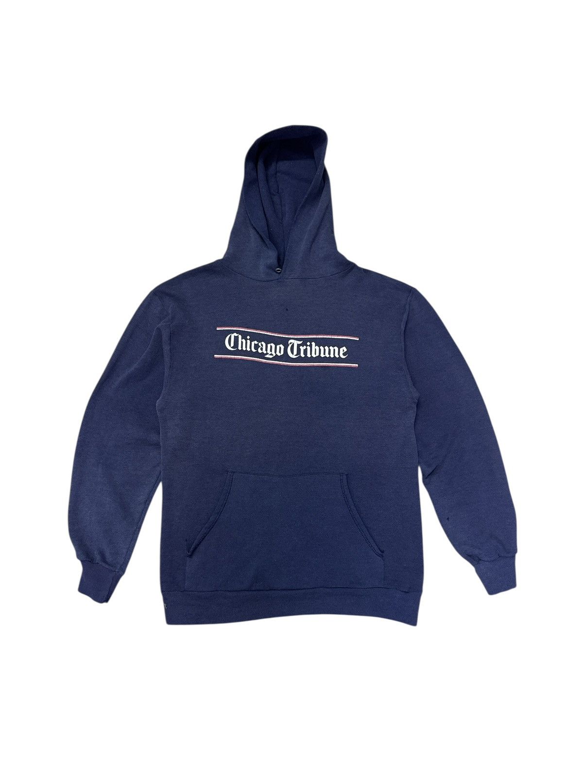 Vintage VINTAGE 1990s CHICAGO TRIBUNE HOODIE Size US M / EU 48-50 / 2 - 1 Thumbnail
