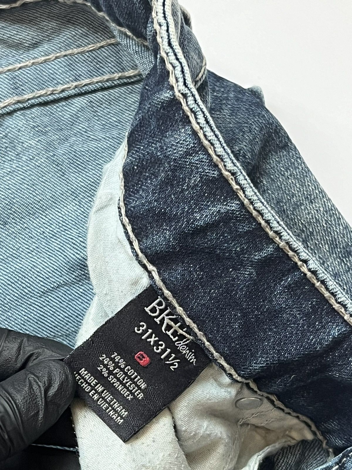 If Six Was Nine BKE Punk Gothic Japanese Blue Wash Denim Size US 34 / EU 50 - 5 Thumbnail