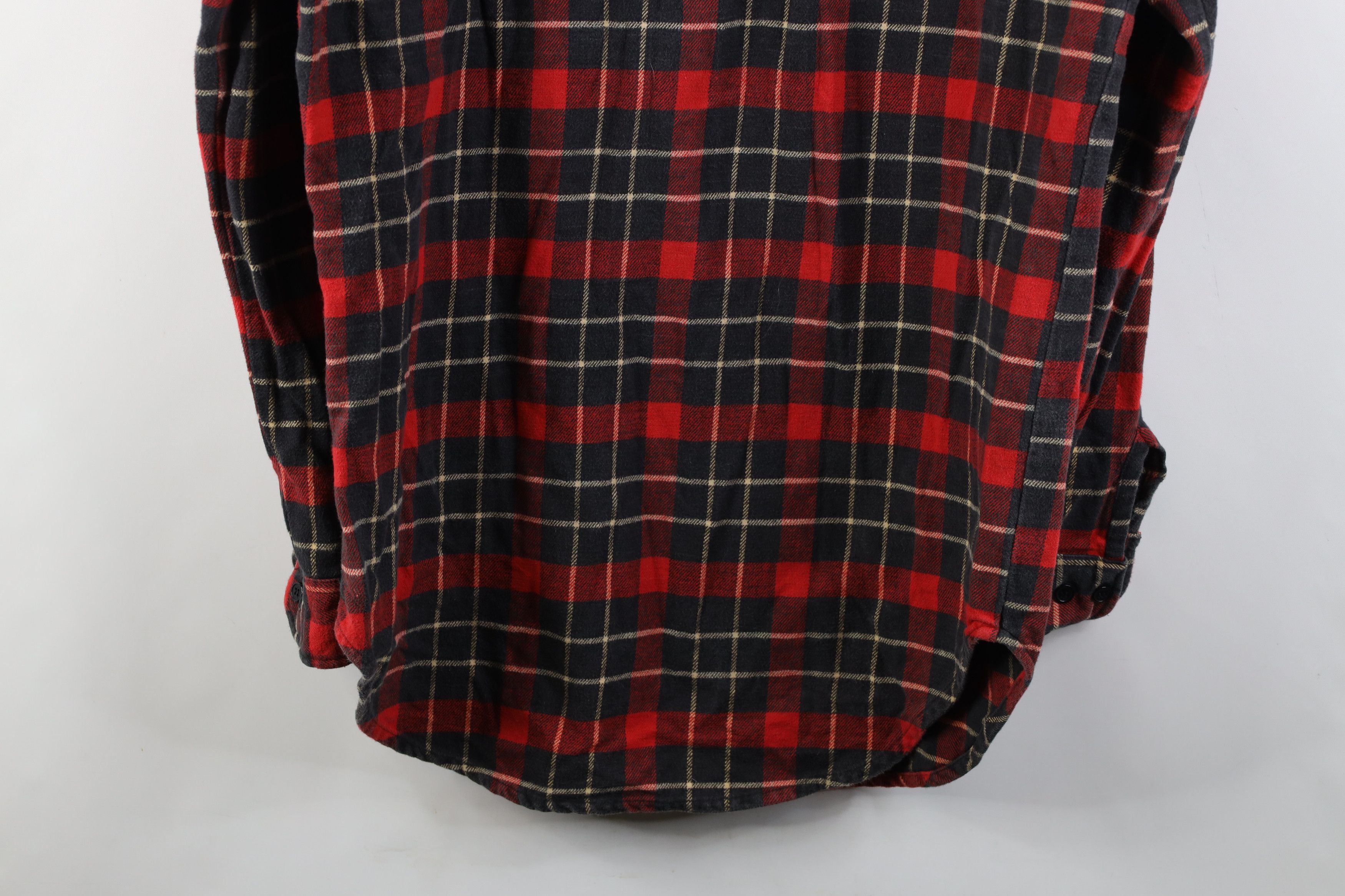 Dickies Vintage 90s Dickies Flannel Collared Button Shirt Plaid Size US L / EU 52-54 / 3 - 11 Thumbnail
