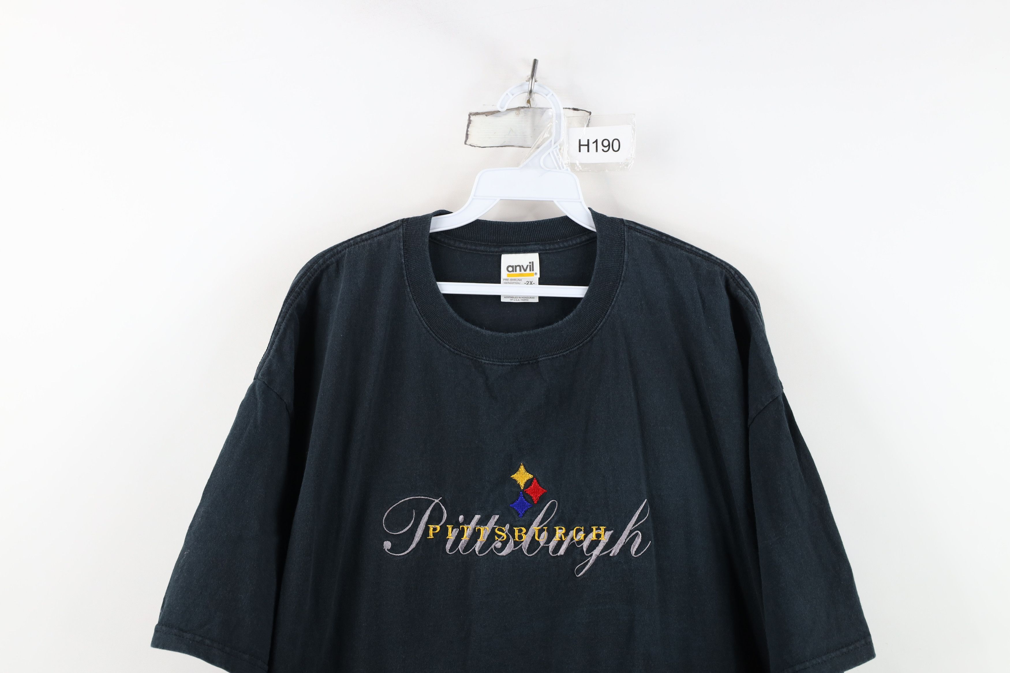Vintage Vintage 90s Y2K Pittsburgh Football Short Sleeve T-Shirt Size US XXL / EU 58 / 5 - 2 Thumbnail