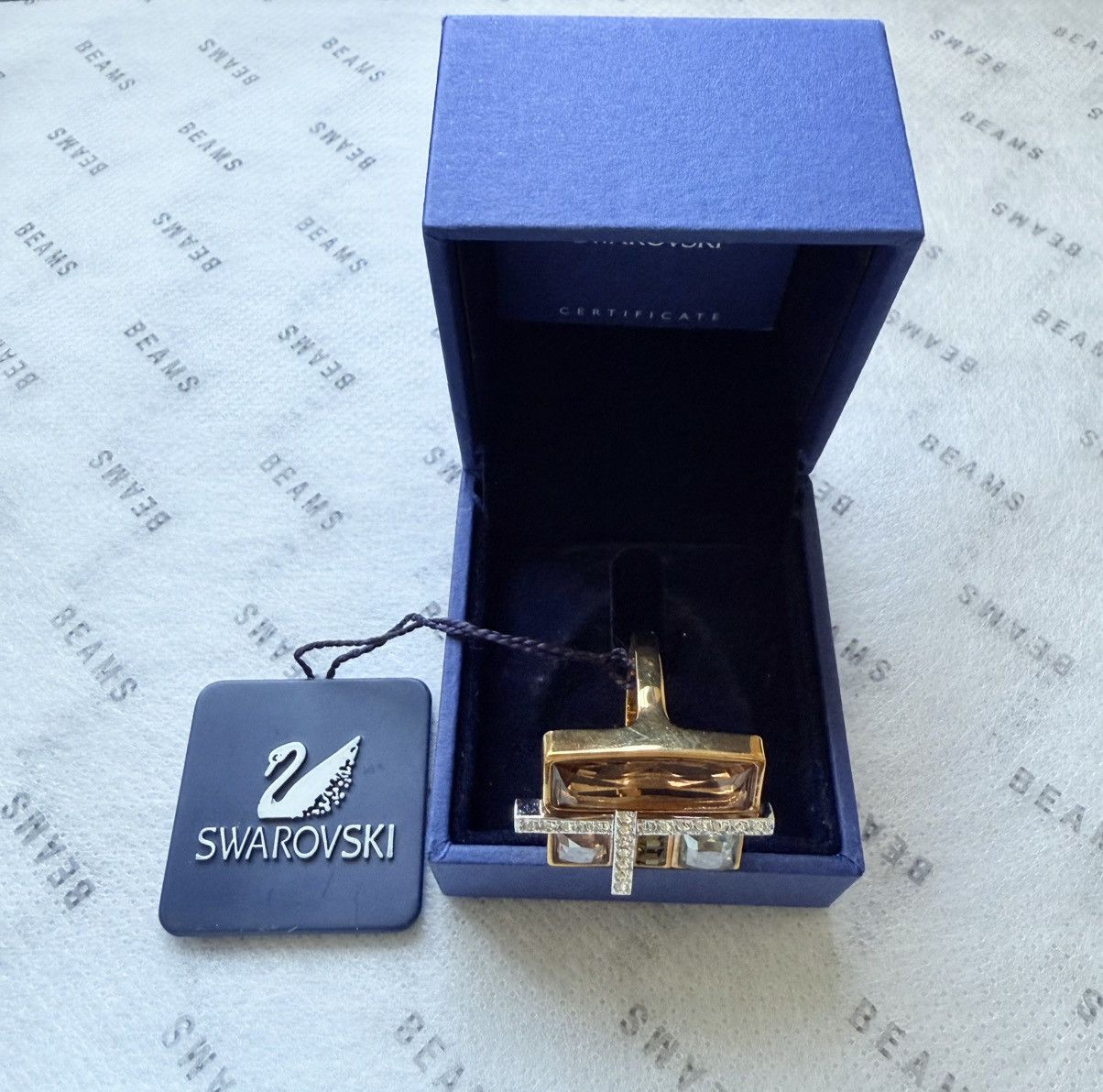 Swarovski Brand New Swarvoski DMUL / ROS RING 835335 Size 55 Size ONE SIZE - 2 Thumbnail