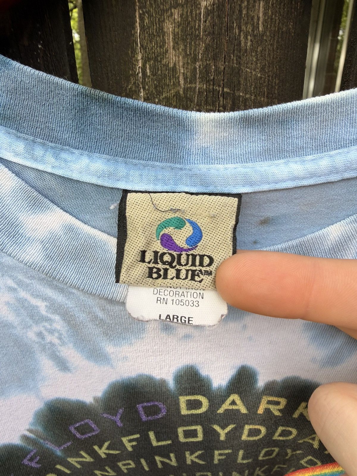 Band Tees VTG 2004 Pink Floyd Dark Side of The Moon Tie Dye tee Large Size US L / EU 52-54 / 3 - 6 Thumbnail