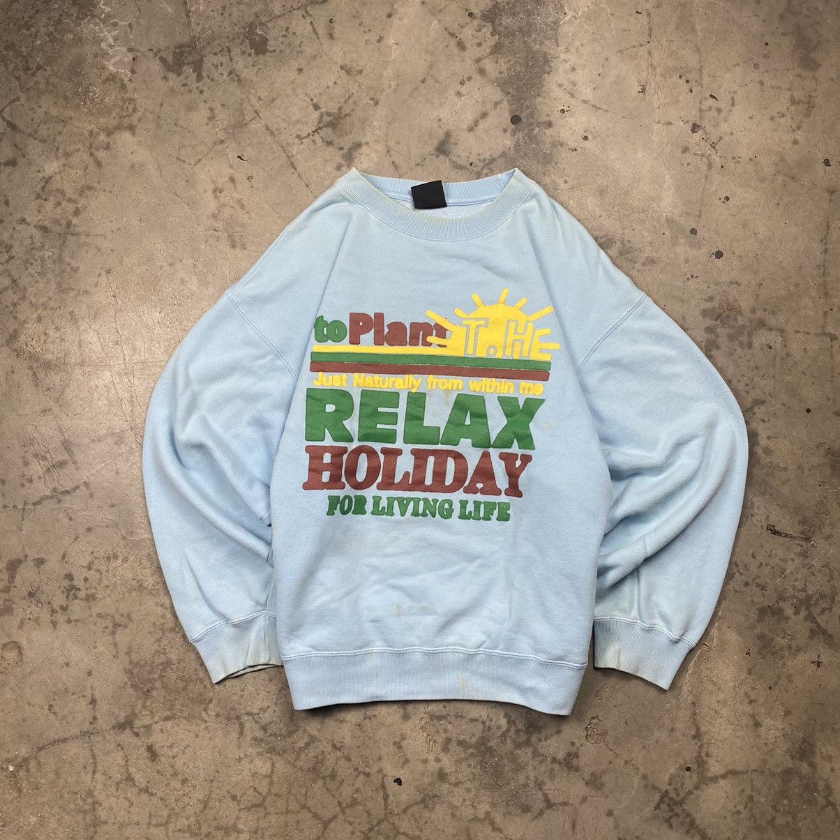 Japanese Brand y2k Alasko To Planet Earth Baggy Boxy Crewneck Size US XXL / EU 58 / 5 - 1 Thumbnail