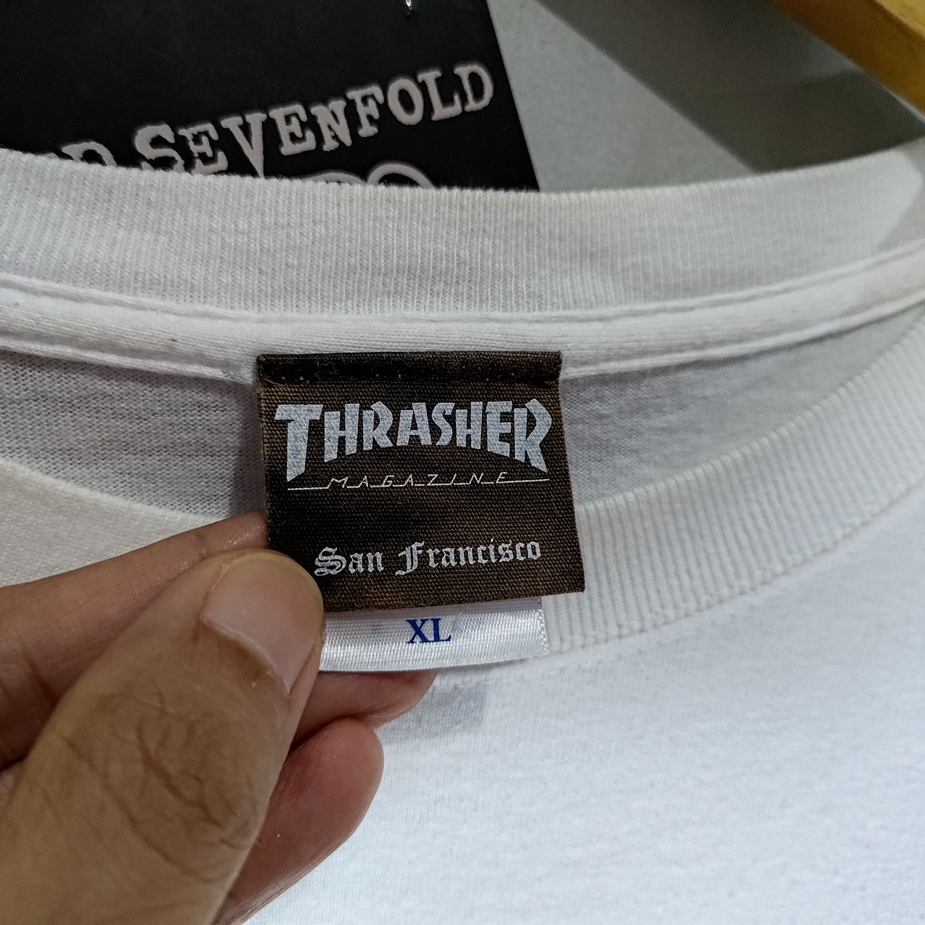 Thrasher Red Logo THRASHER Size US XL / EU 56 / 4 - 4 Thumbnail