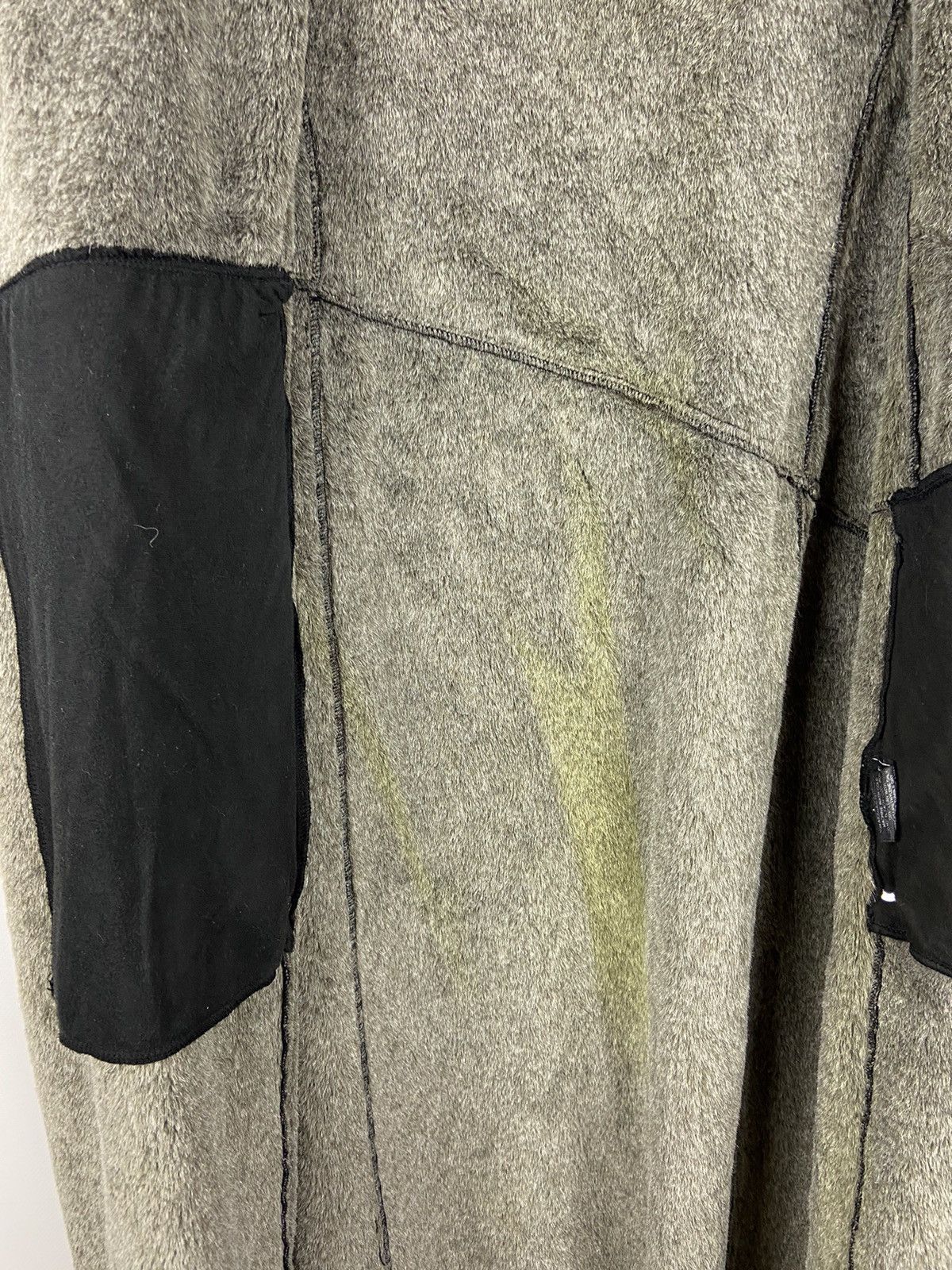 Vintage Vintage Versace Sport Black Micro Suede Faux Fur Lined Coat Size S / US 4 / IT 40 - 21 Thumbnail