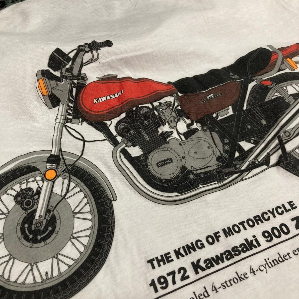 Vintage Kawasaki Size US XL / EU 56 / 4 - 4 Thumbnail
