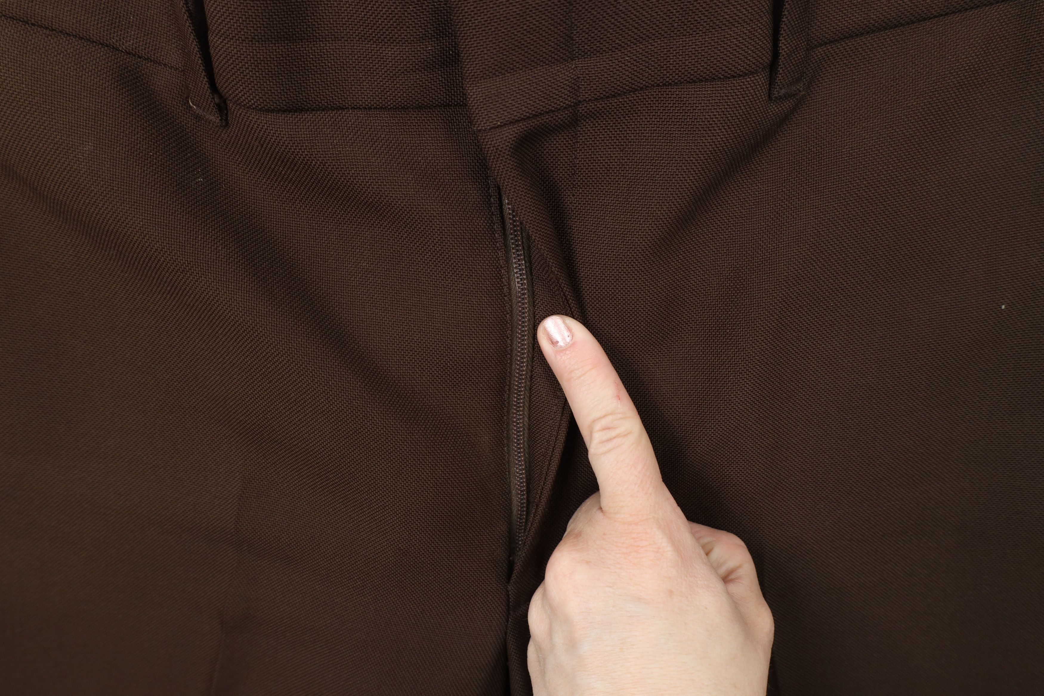 Vintage Vintage 70s Streetwear Bell Bottoms Chino Pants Brown USA Size US 34 / EU 50 - 6 Thumbnail