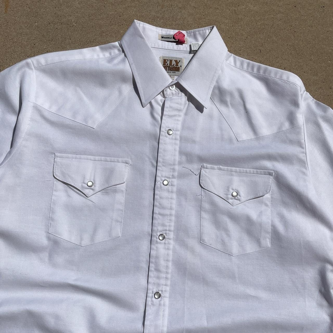 Vintage Vintage 90s Fly Cattleman Shirt Size US L / EU 52-54 / 3 - 3 Thumbnail