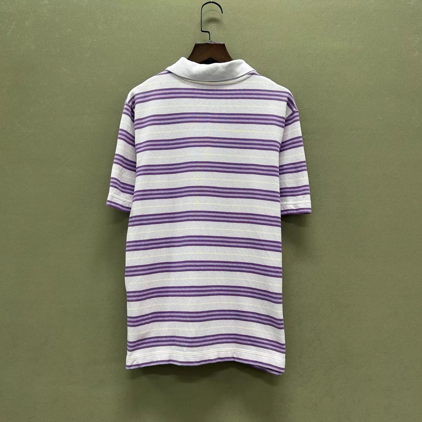 Burberry Burberry 99 New Purple Stripe Polo Shirt Size S Size S / US 4 / IT 40 - 2 Thumbnail