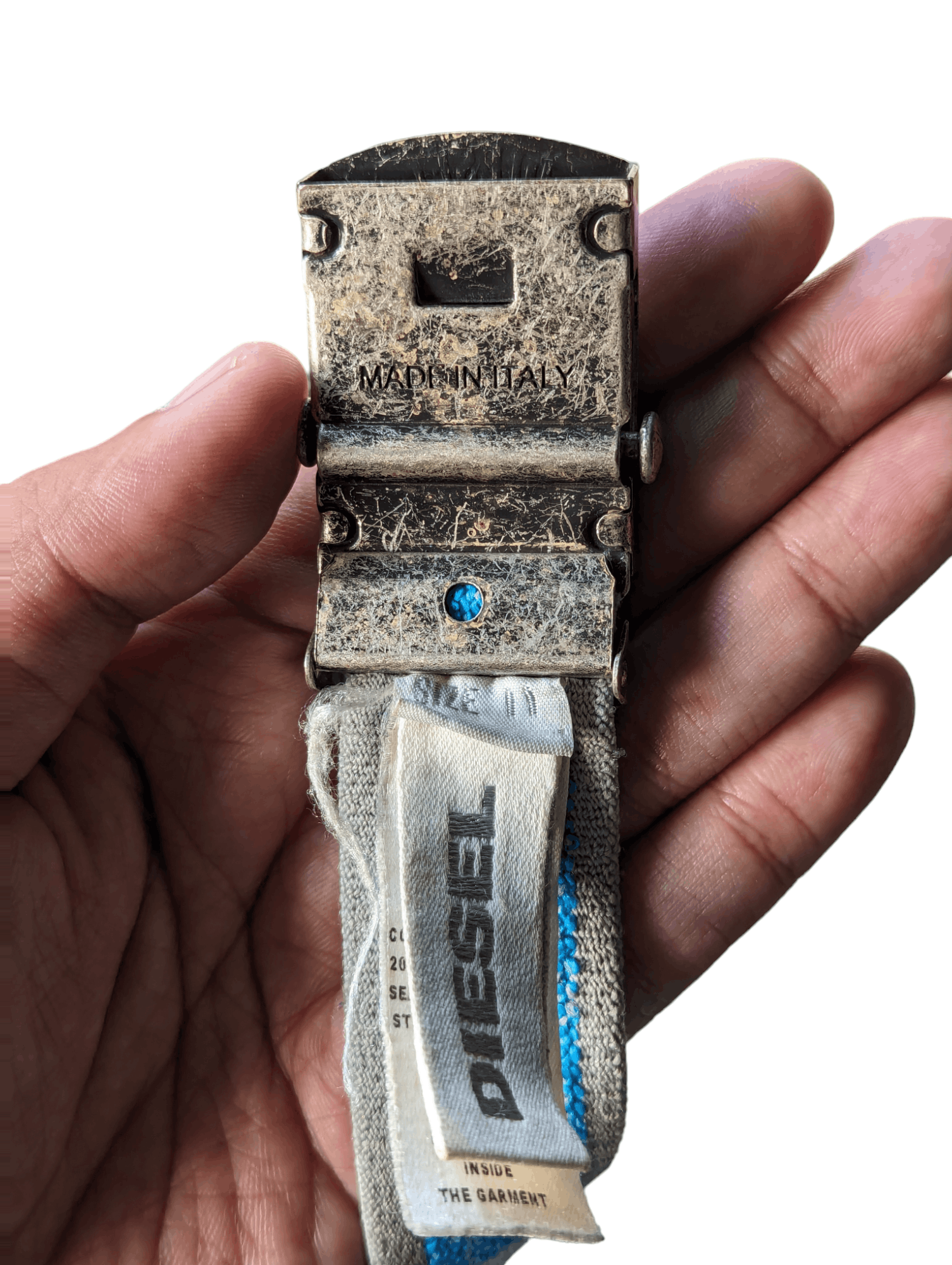 Diesel VINTAGE DIESEL TROJAN BUCKLE MADE IN ITALY (STRETCHABLE) Size ONE SIZE - 3 Thumbnail