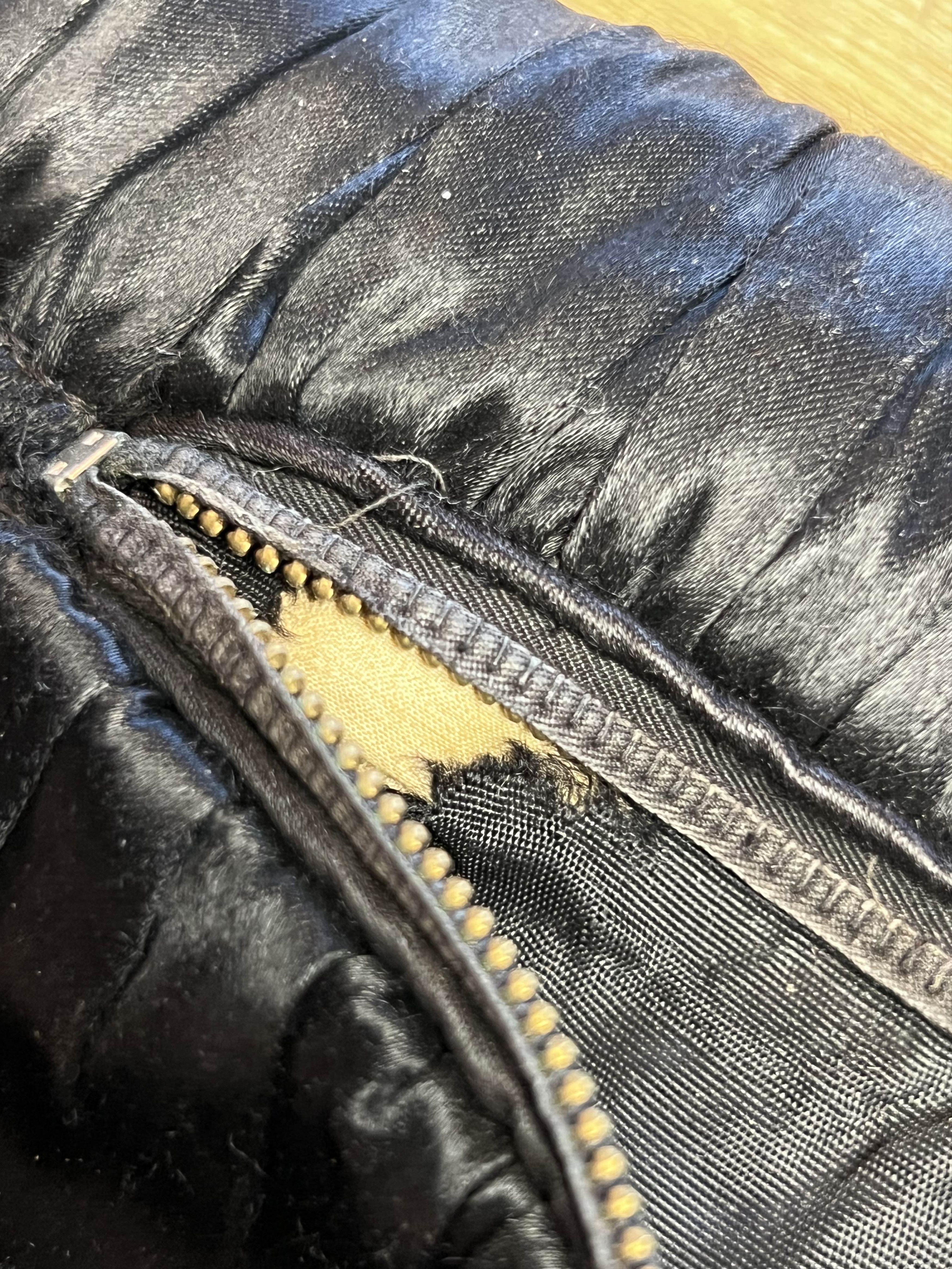 Vintage Vintage 1940's Persian Fur Hand Muff Purse with Zip Pocket Size ONE SIZE - 17 Thumbnail