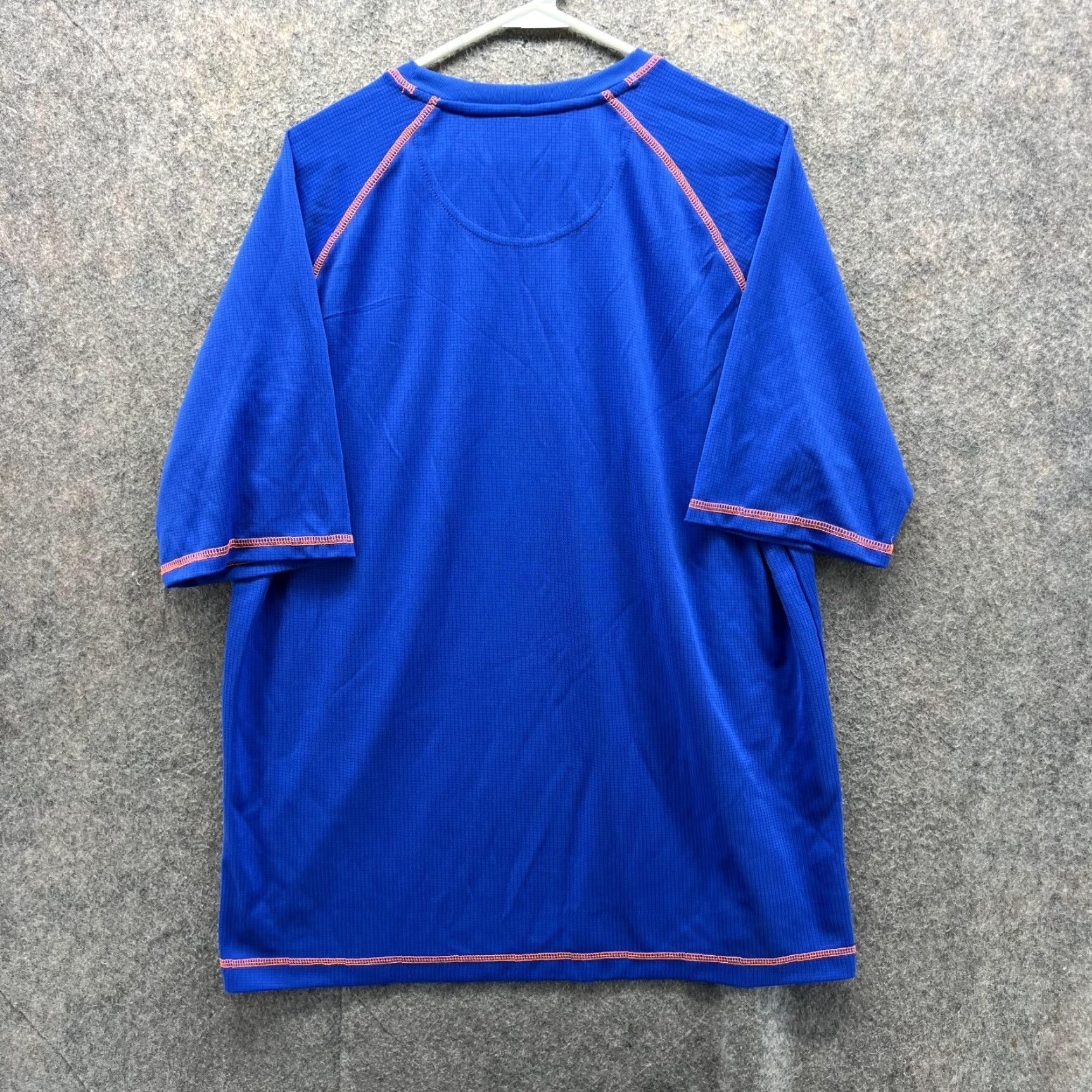Vintage Reel Legends Shirt Men Large Blue Orange Polyester Crewneck Knit Performance Size US L / EU 52-54 / 3 - 3 Thumbnail