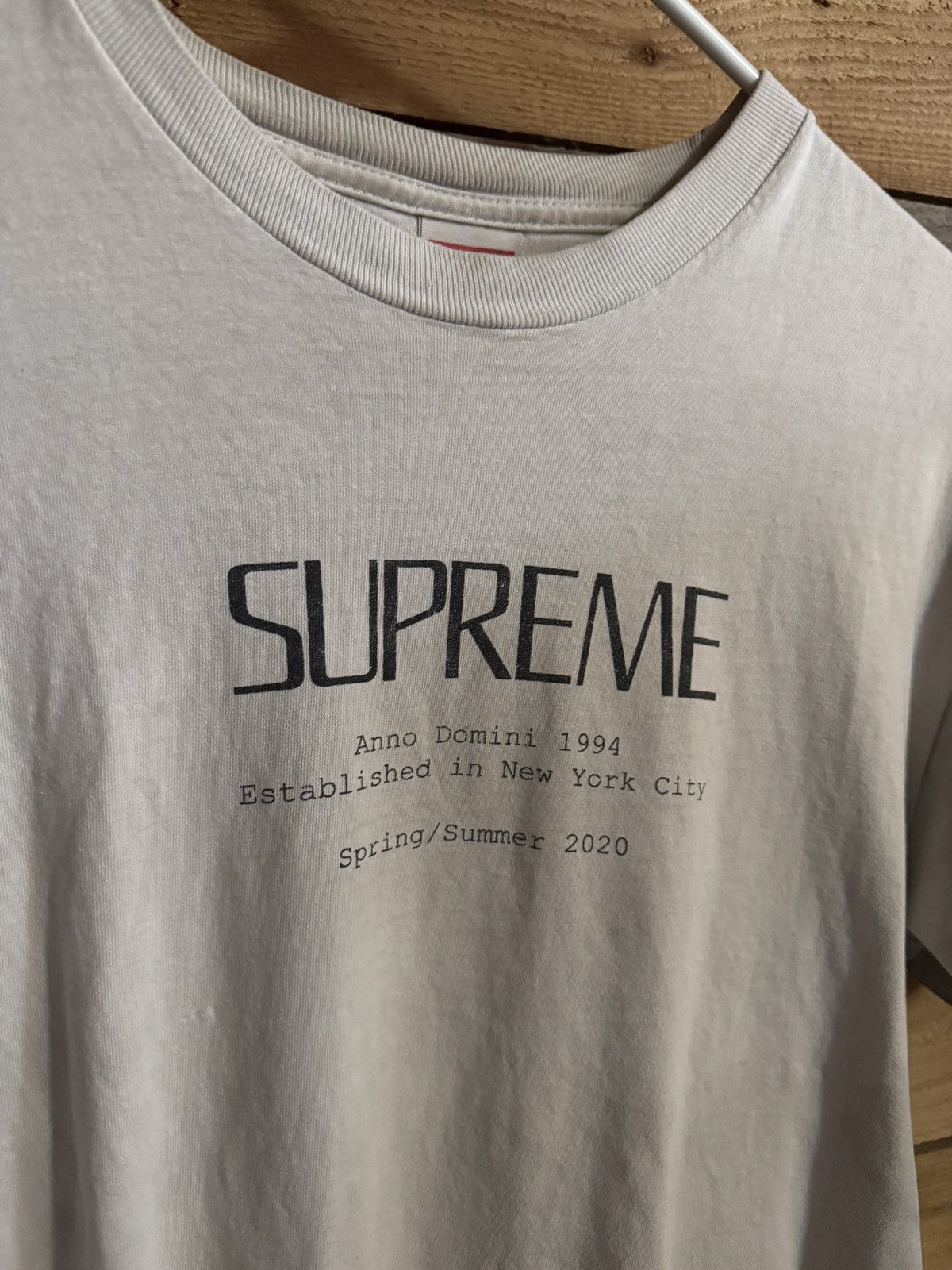 Supreme Supreme SS20 Anno Domini 1994 tee Size US M / EU 48-50 / 2 - 2 Thumbnail