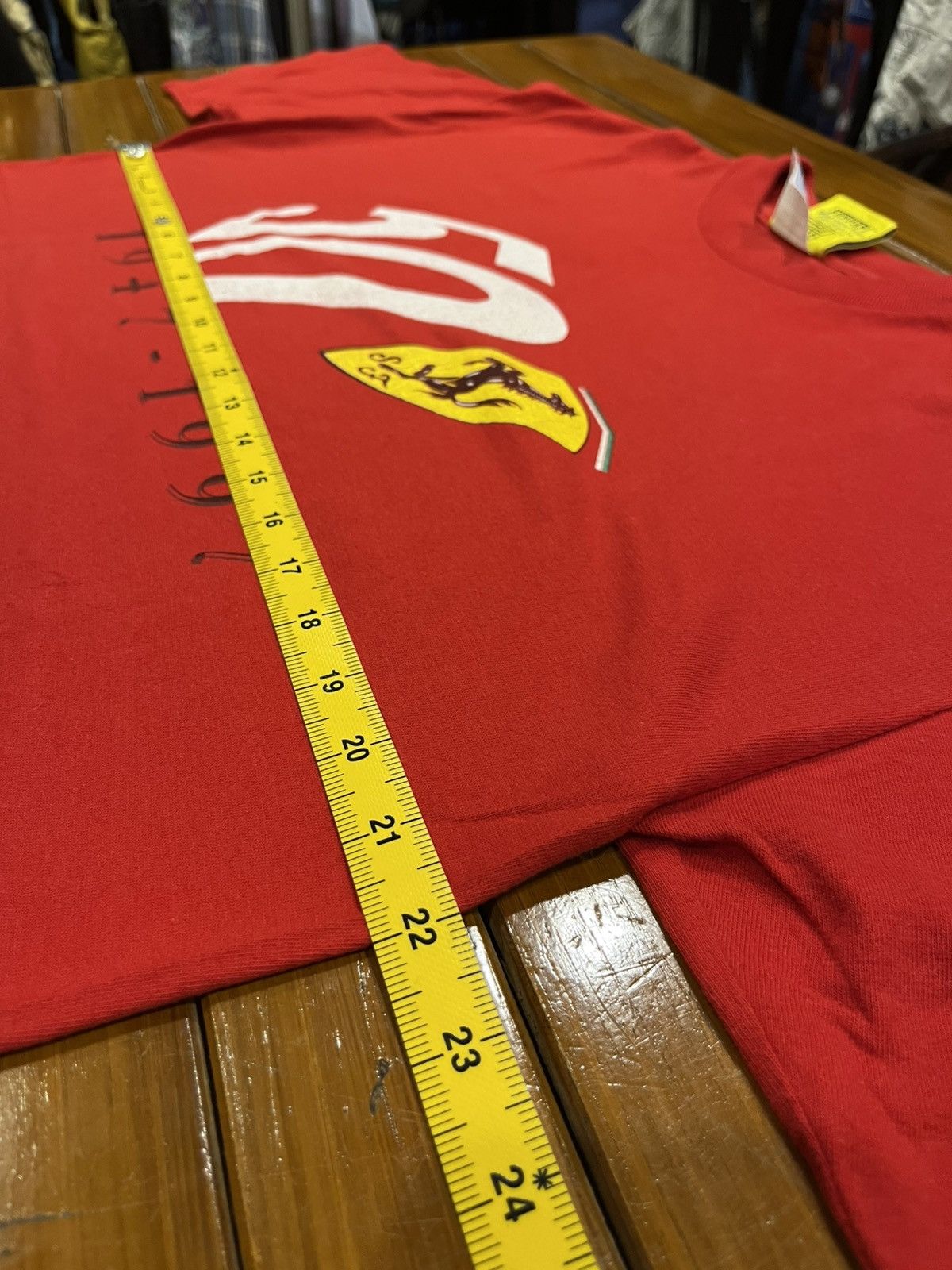 Ferrari Vintage 90s Ferrari 50th Anniversary T-Shirt Size US L / EU 52-54 / 3 - 9 Thumbnail