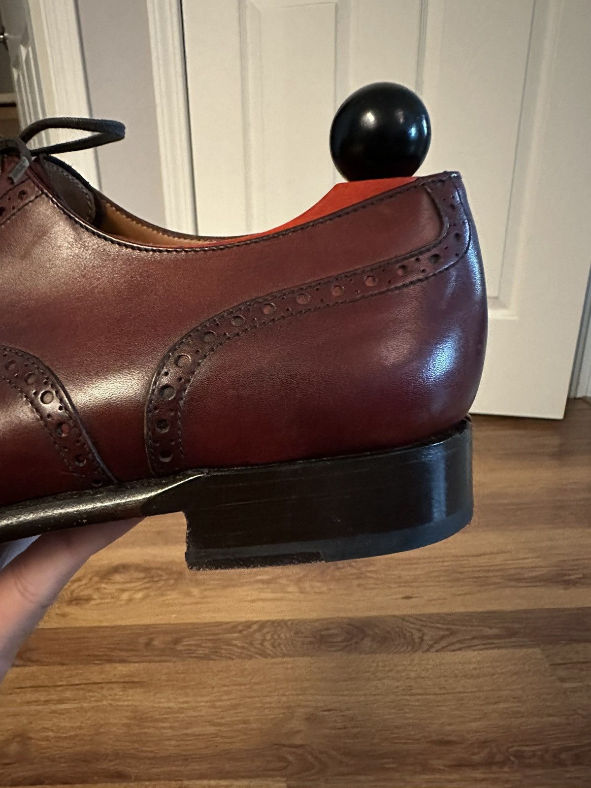 J.FitzPatrick Wallingford II Half Brogue Burgundy Calf Size US 9 / EU 42 - 20 Thumbnail