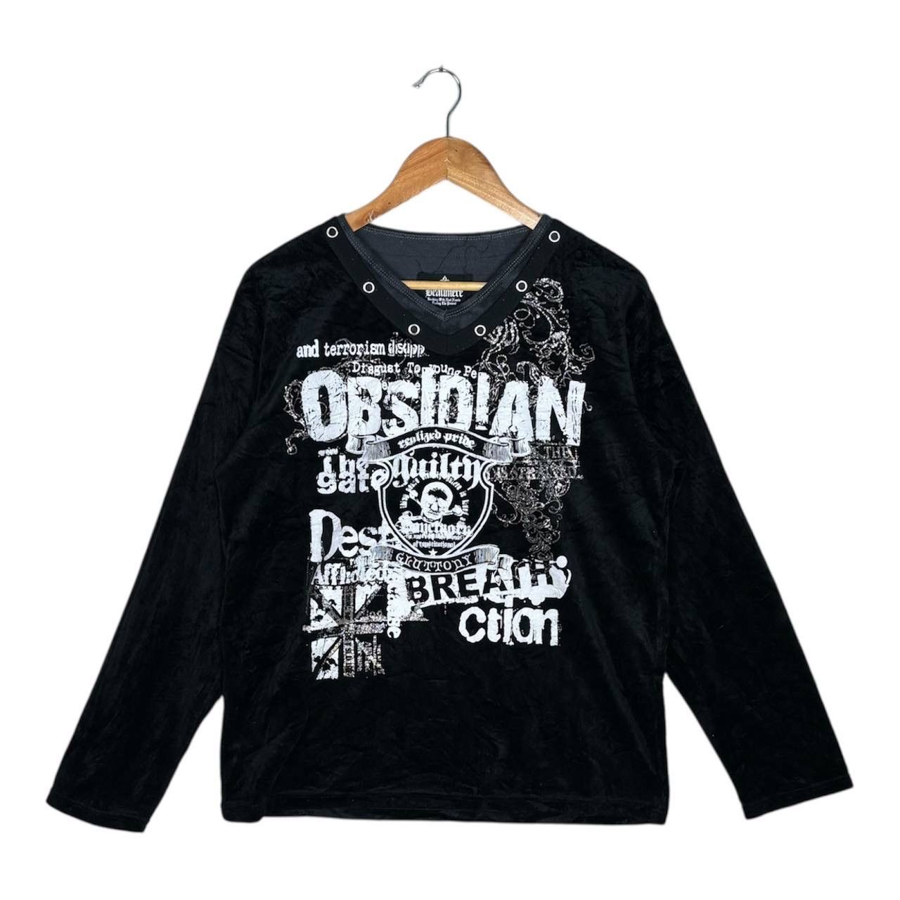Beaumere Avant Garde Beaumere Obsidian Punk Goth Graphic Tshirt Size US L / EU 52-54 / 3 - 1 Thumbnail