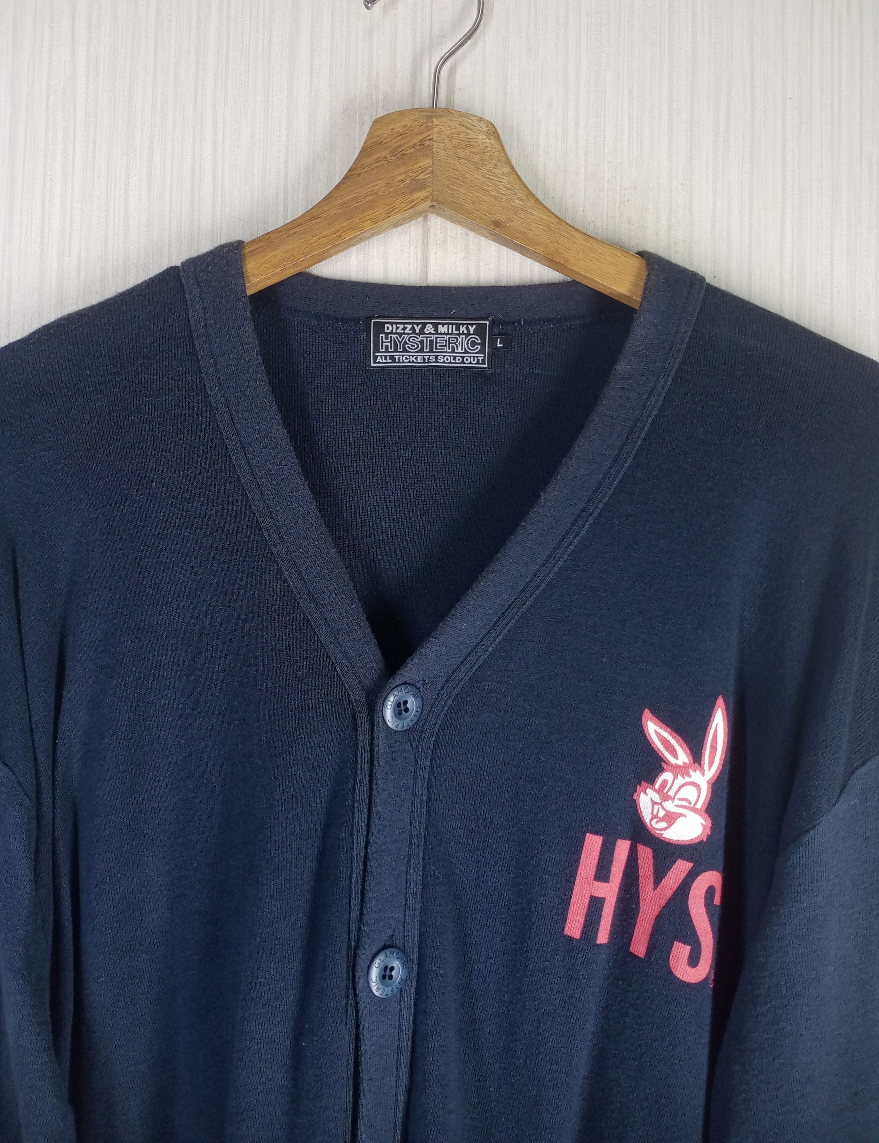Hysteric Glamour Hysteric Glamour x Dizzy & Milky Rabbit Fever Cardigan Size US L / EU 52-54 / 3 - 5 Thumbnail
