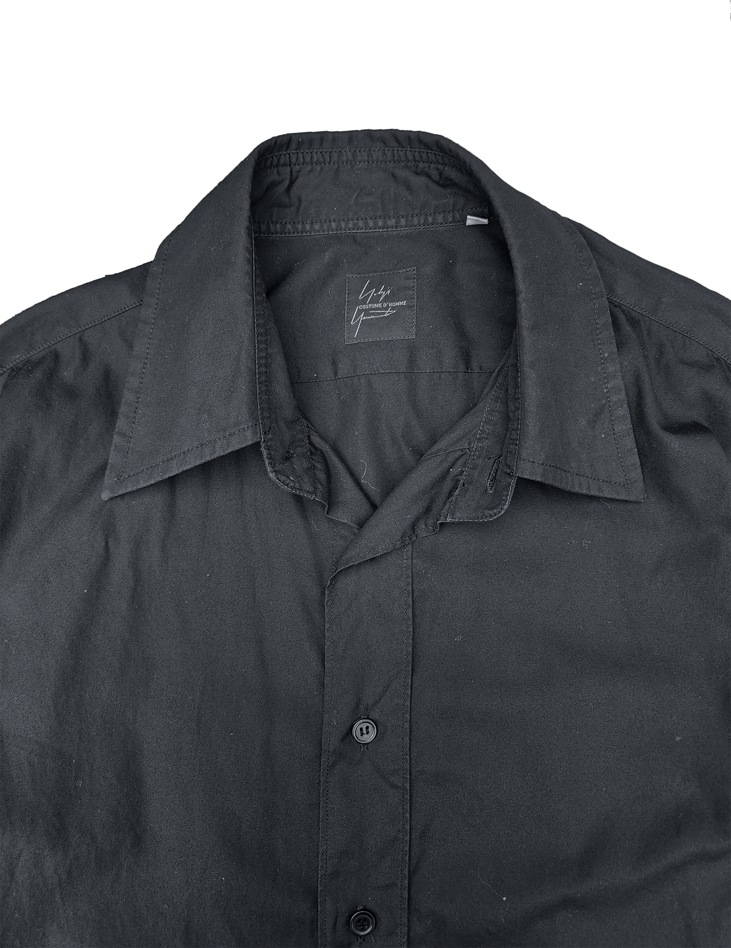 Yohji Yamamoto Yohji Yamamoto Costume D'Homme Black Shirt Size US M / EU 48-50 / 2 - 3 Thumbnail