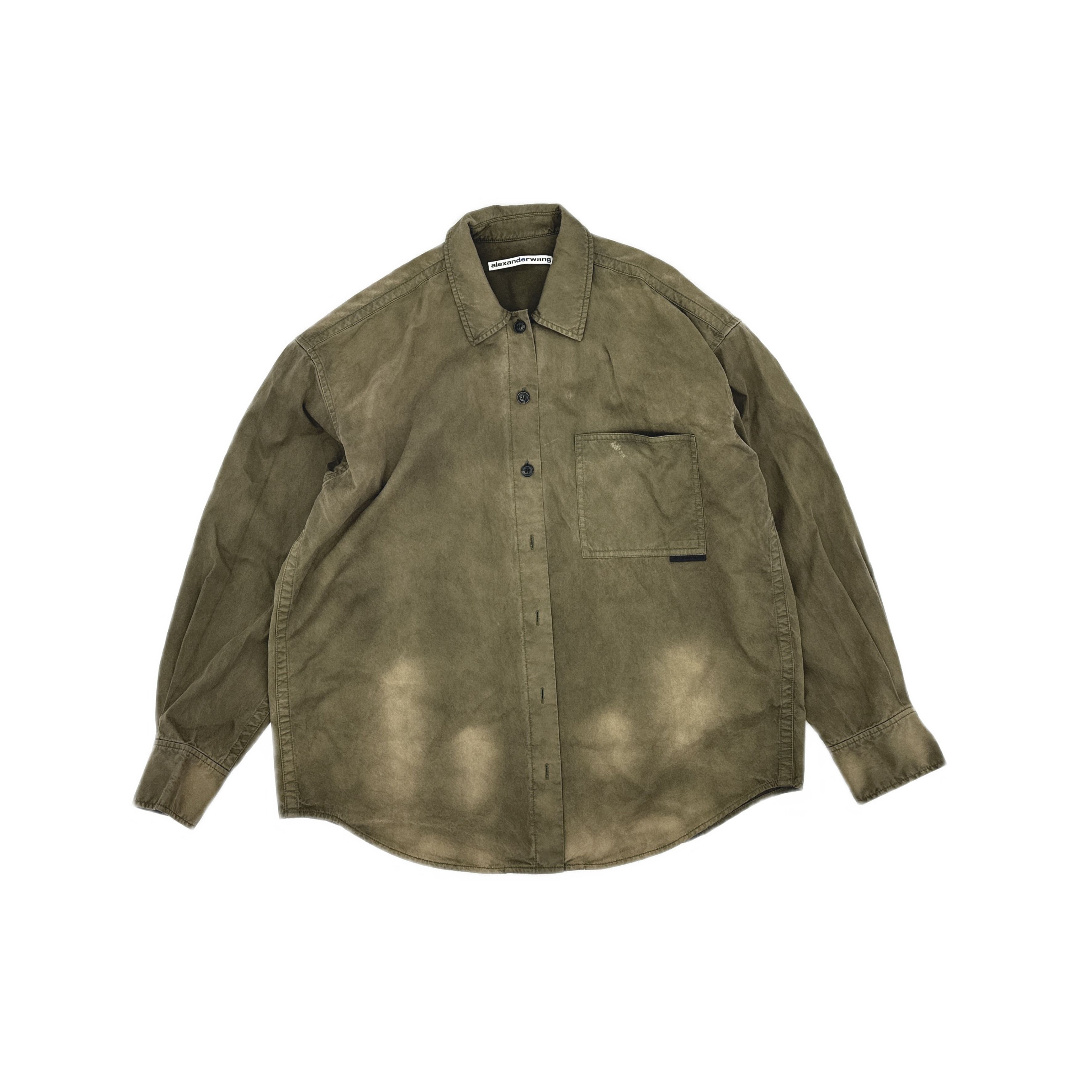 Alexander Wang Alexander Wang Brown Button Up Shirt Size S Size US S / EU 44-46 / 1 - 1 Thumbnail