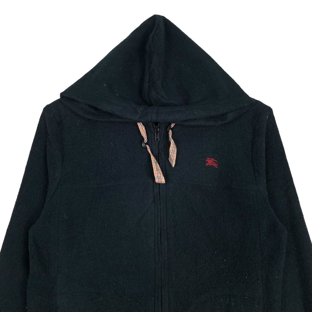 Burberry BURBERRY Nova Check Fleece Zipper Hoodies #0038-C3 Size M / US 6-8 / IT 42-44 - 6 Thumbnail