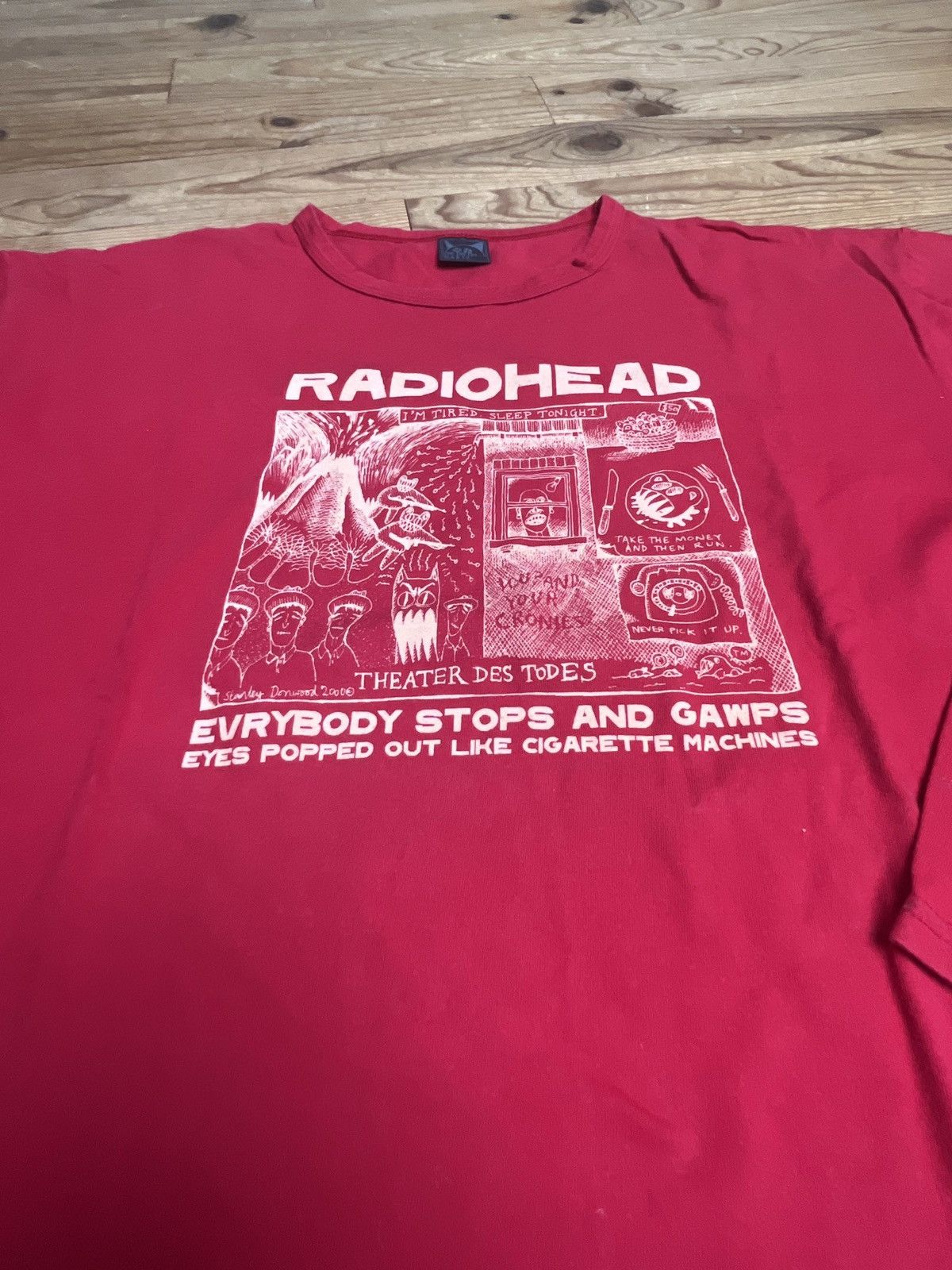 Band Tees Radiohead w.a.s.t.e long sleeve vintage tee Size US XL / EU 56 / 4 - 2 Thumbnail