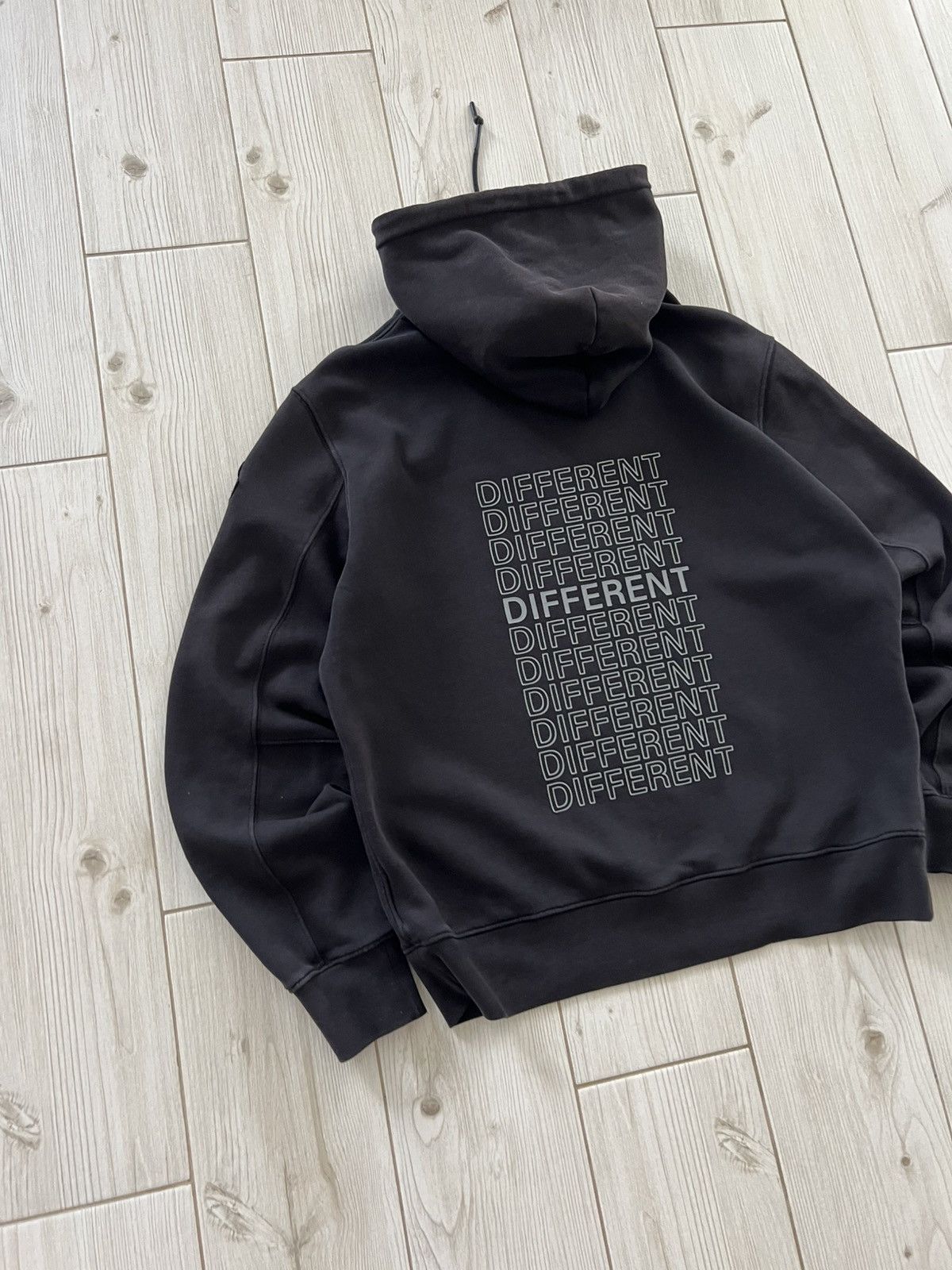 Moncler MONCLER Black Hoodie Same But Different Big Logo Patch Size US S / EU 44-46 / 1 - 7 Thumbnail