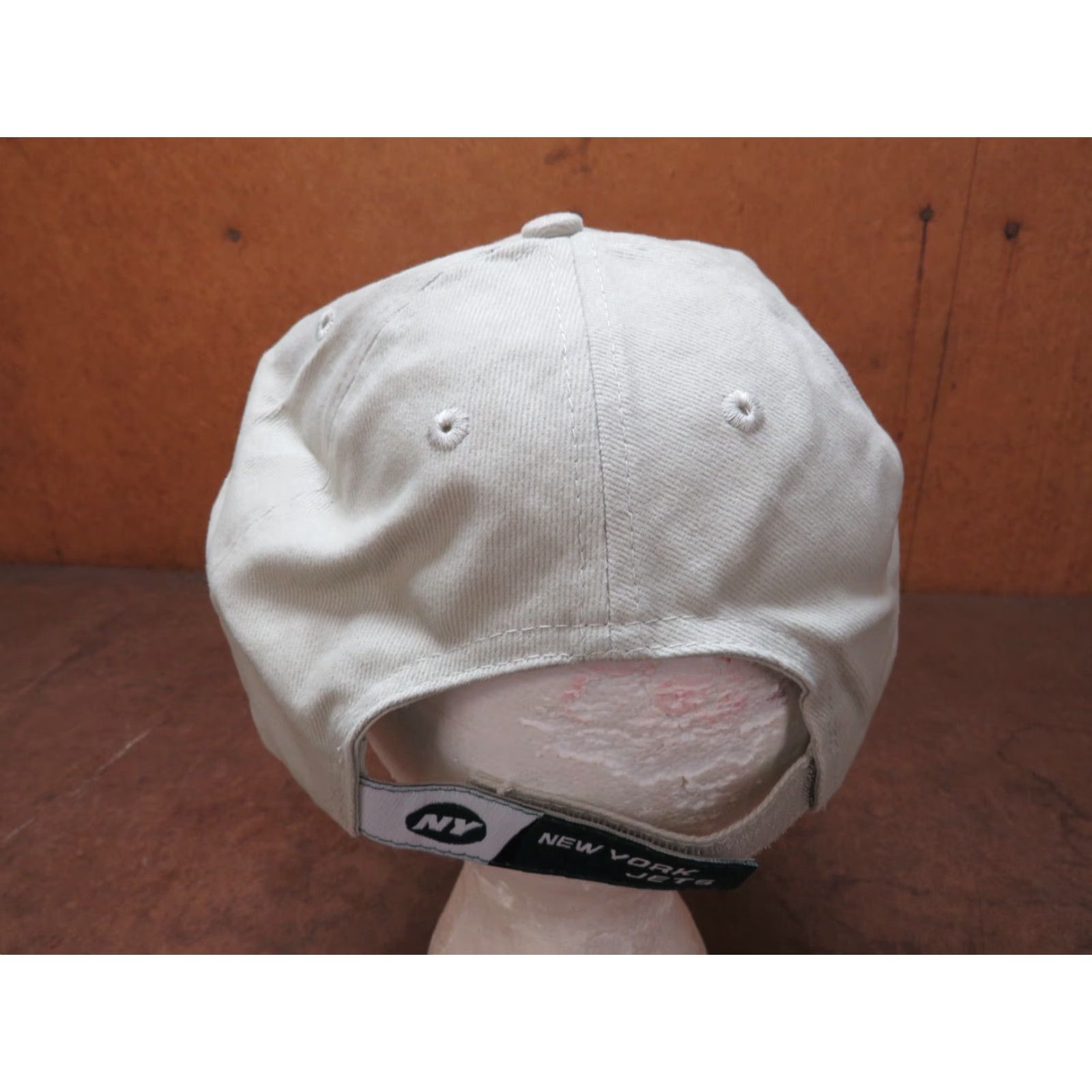 NFL VINTAGE NFL New York Jets Baseball Cap Hat Unworn BeÌge Embroidered Adjustable Men One Size Size ONE SIZE - 4 Thumbnail