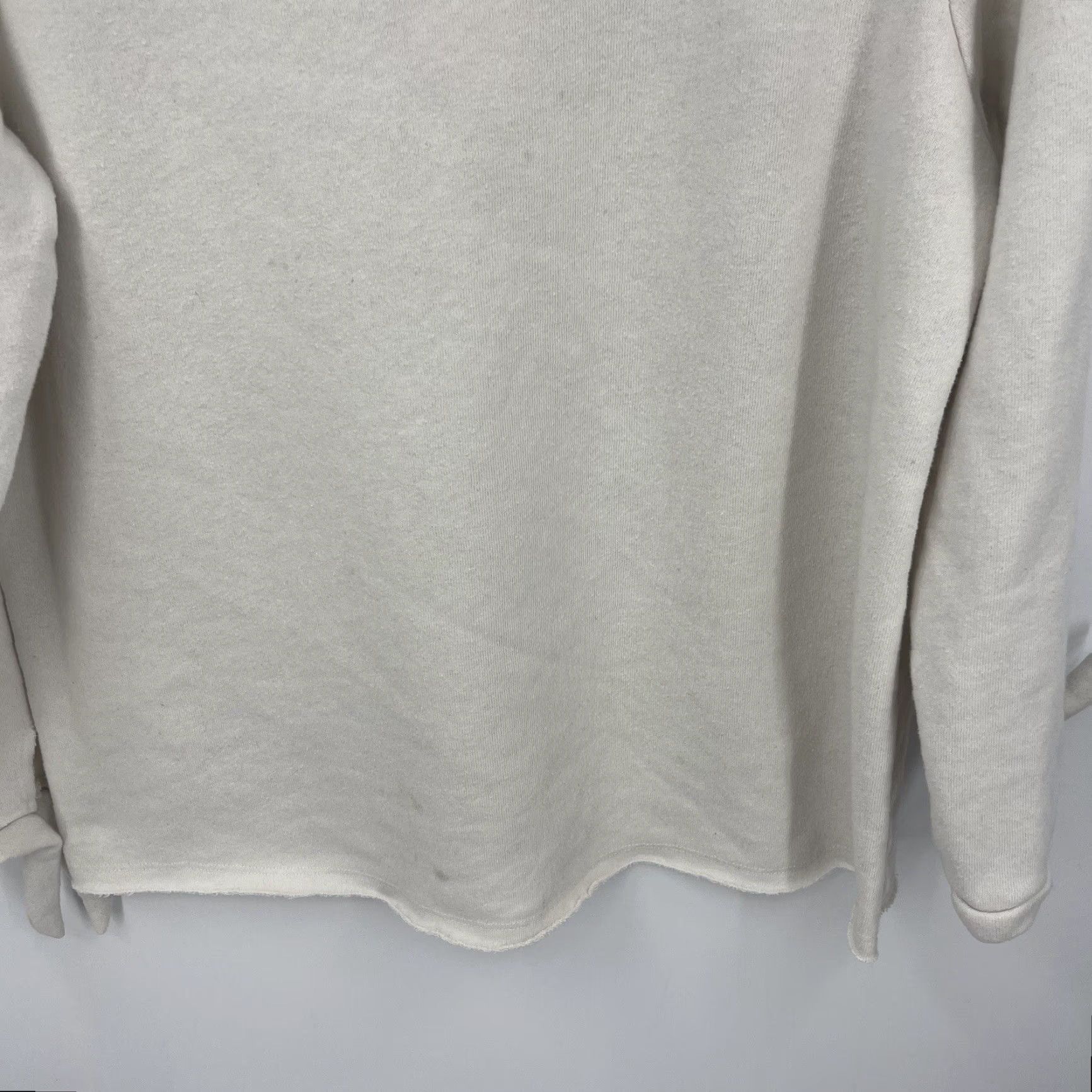 Vintage Dolan Sweatshirt Womens L Ivory Pullover Left Coast Collection Quiet Luxury Preppy Capsule Size L / US 10 / IT 46 - 7 Thumbnail