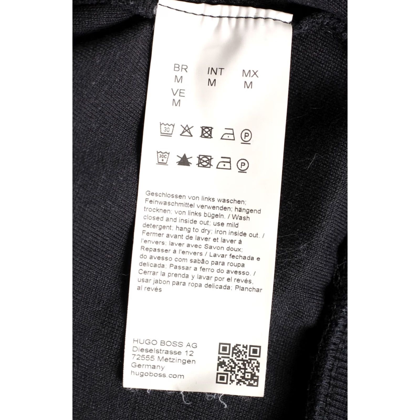 Hugo Boss HUGO BOSS Salbo Slim Fit Sweatshirt Men M Black Logo Sweatshirt Mens Slim Fit 90s Designer Modern Size US M / EU 48-50 / 2 - 7 Thumbnail