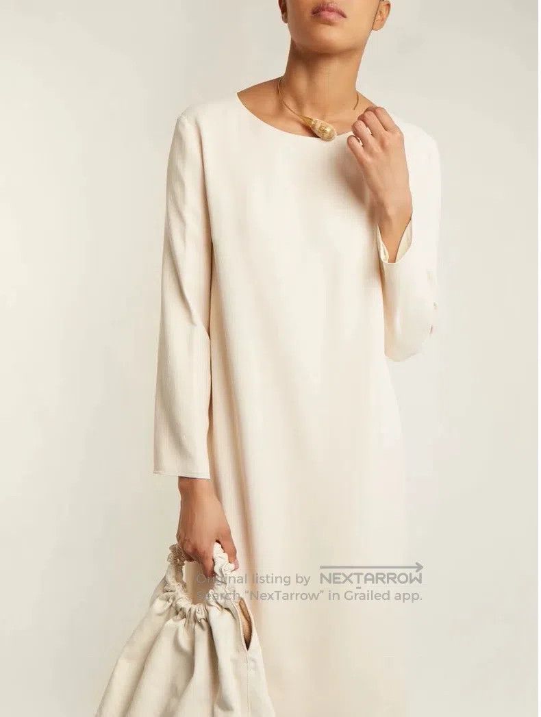 The Row The Row size 2 White Long Sleeve Dress Size XXS / US 00 / IT 34 - 1 Thumbnail