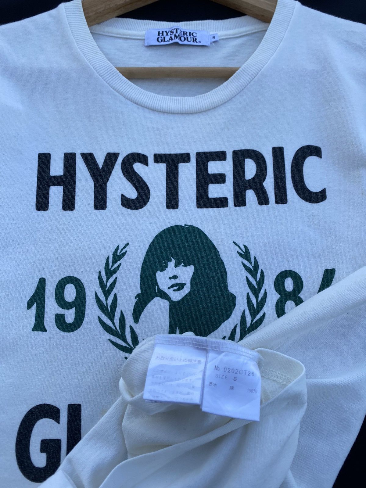Hysteric Glamour Rare Hysteric Glamour 1984 Japanese Brand Tshirt Size US S / EU 44-46 / 1 - 11 Thumbnail