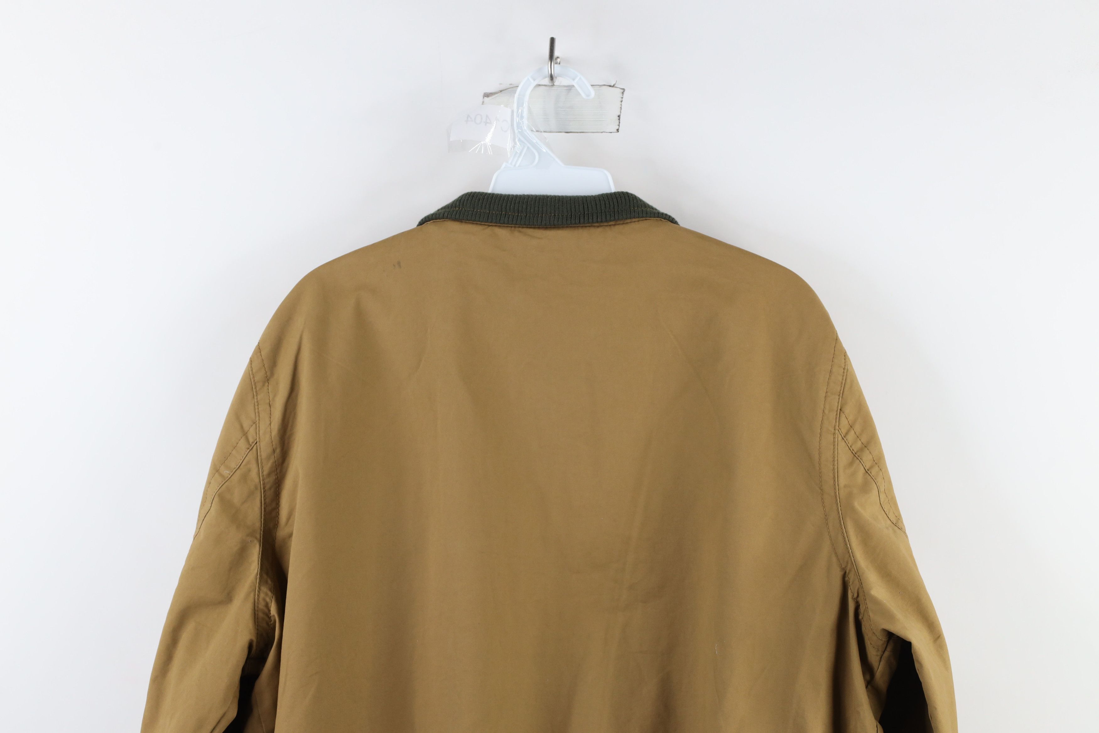 Vintage Orton Brothers Distressed Lined Full Zip Bomber Jacket Brown Size US M / EU 48-50 / 2 - 15 Thumbnail