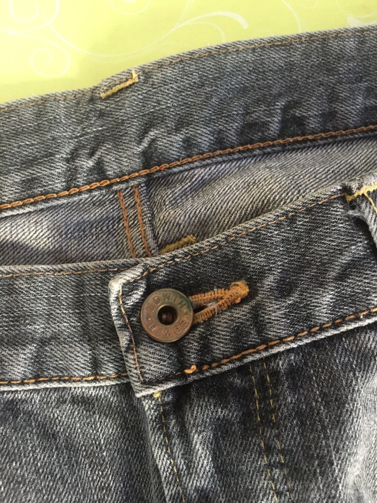 Edwin × Vintage Edwin 505 zx selvedge Size US 37 - 7 Thumbnail