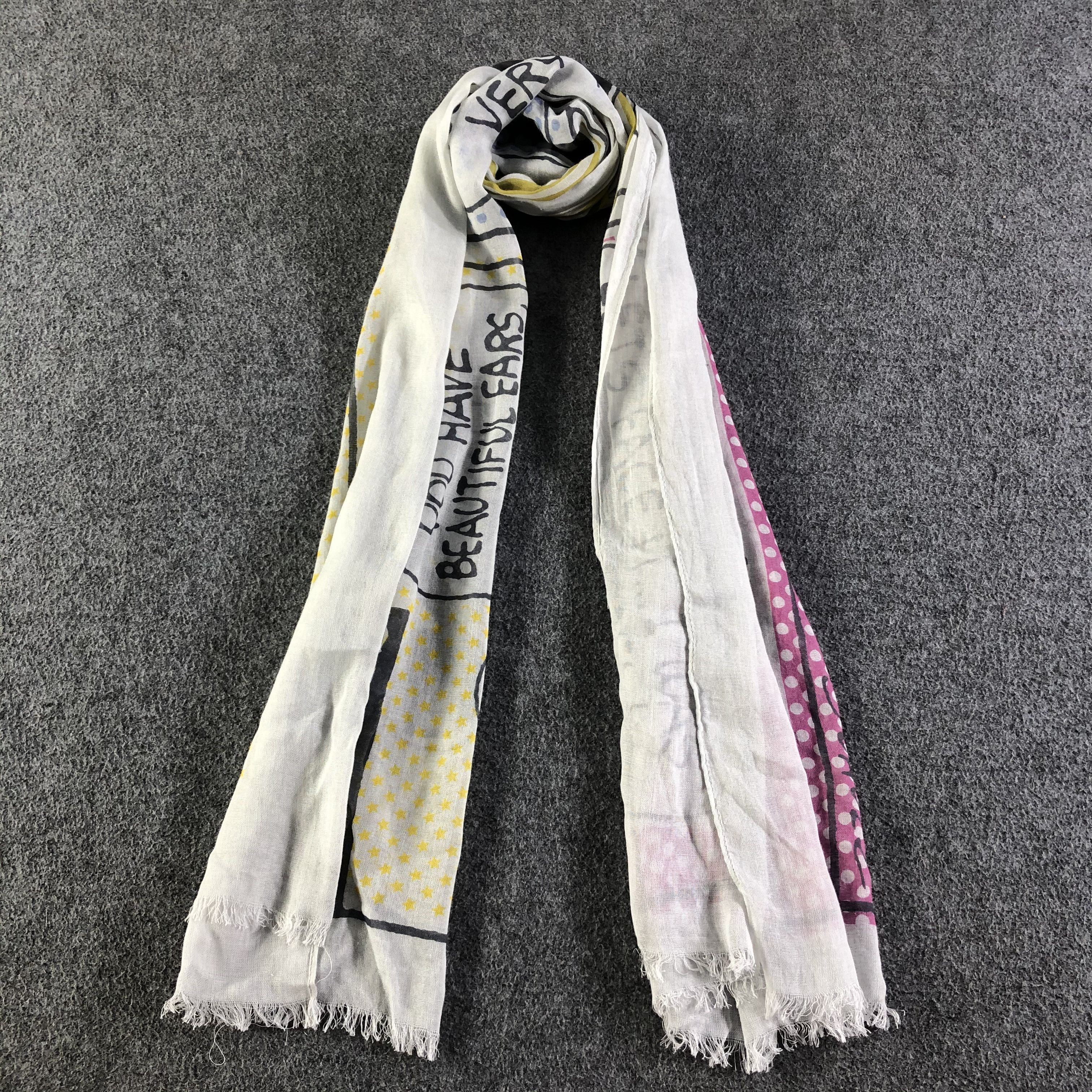 Cartoon Network Vintage Peanuts Scarf / Muffler / Neckwear Size ONE SIZE - 1 Thumbnail