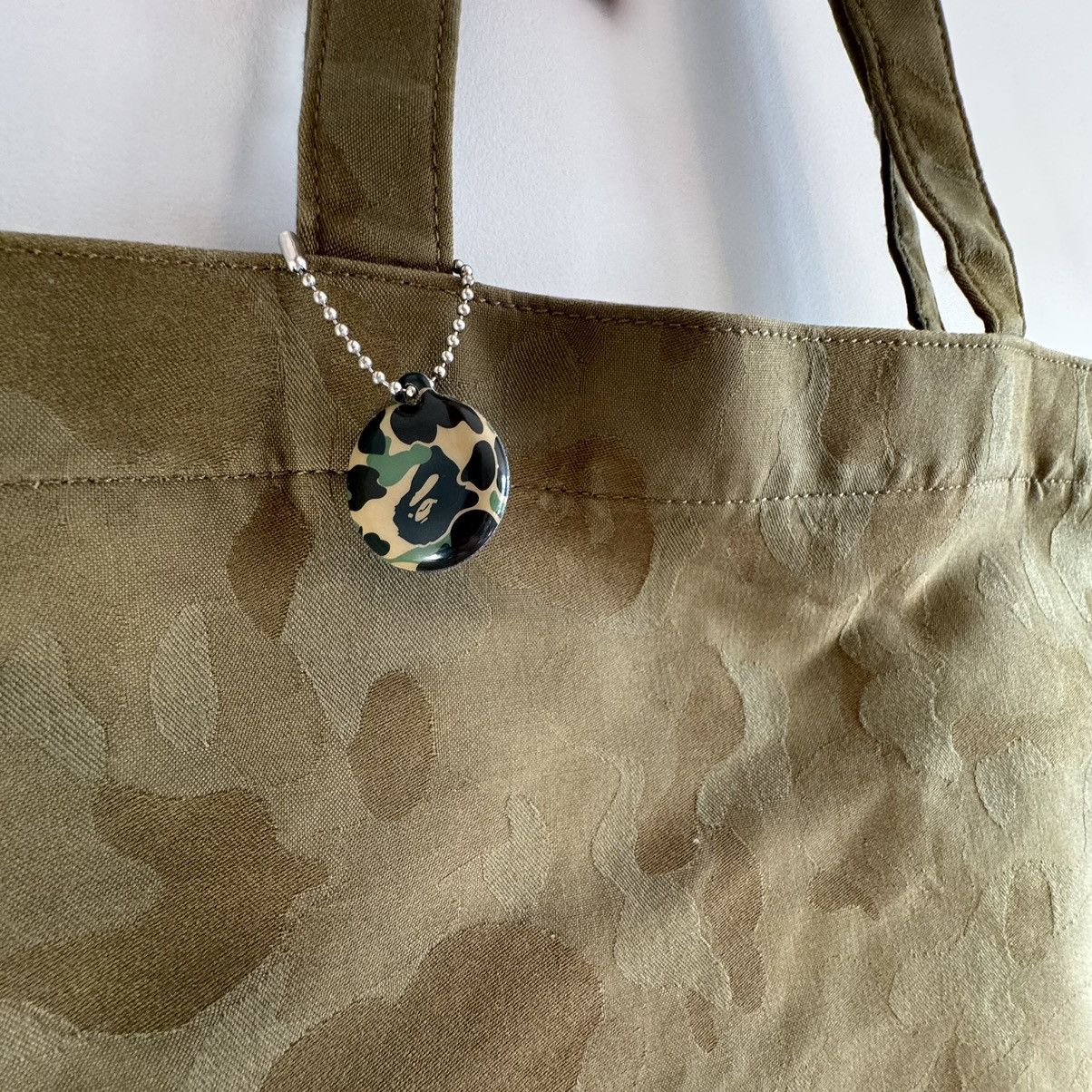 Bape OG Bape Tonal Gold Olive Camo Tote Bag Size ONE SIZE - 2 Thumbnail