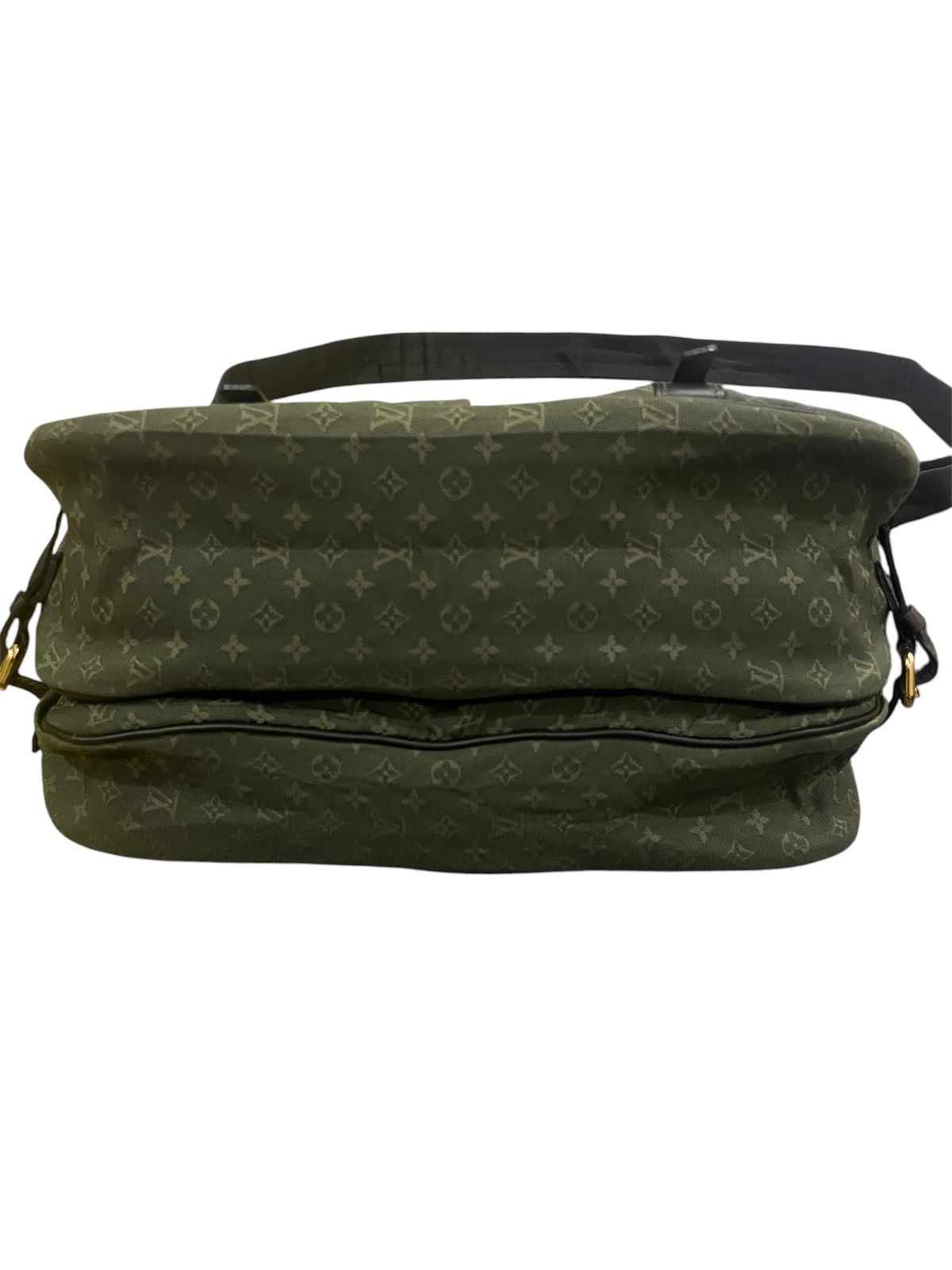 Louis Vuitton LOUIS VUITTON KHAKI MONOGRAM MINI LIN MAMAN BAG Size ONE SIZE - 16 Thumbnail