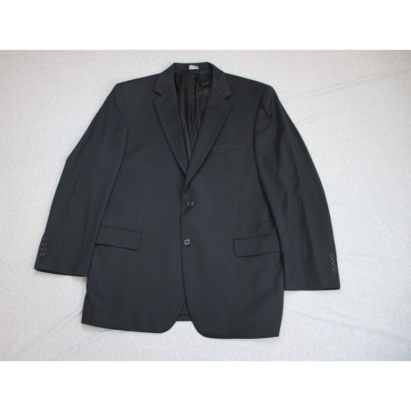 Jos. A. Bank Jos A Bank Blazer Men's 44R Black 100% Wool Single Breasted Size 44R - 1 Thumbnail