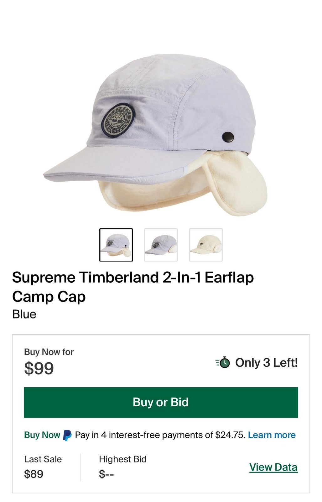 Streetwear × Supreme × Timberland Supreme x Timberland cap | Grailed
