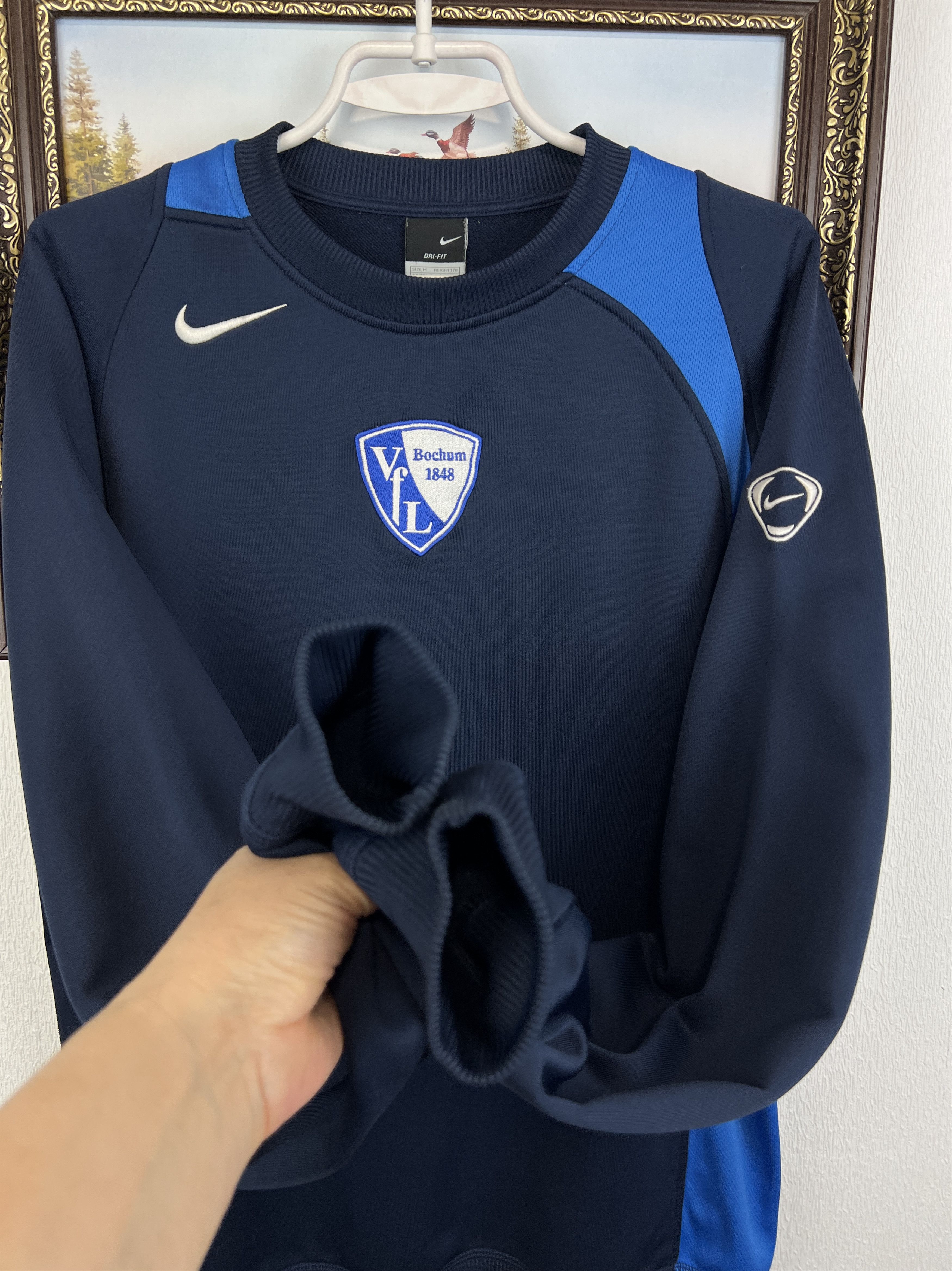 Nike fL Bochum Football Sweatshirt Soccer Crewneck Track Top Size US M / EU 48-50 / 2 - 5 Thumbnail