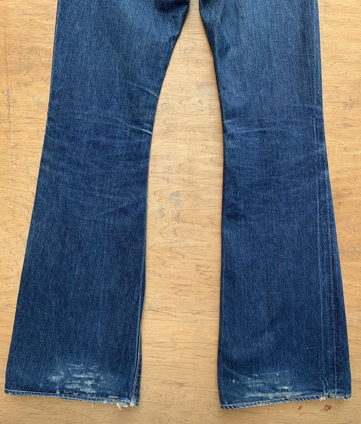 Edwin × Vintage Vintage Edwin Super Flare Bush Pant Bell Bottom Denim Size US 28 / EU 44 - 15 Thumbnail