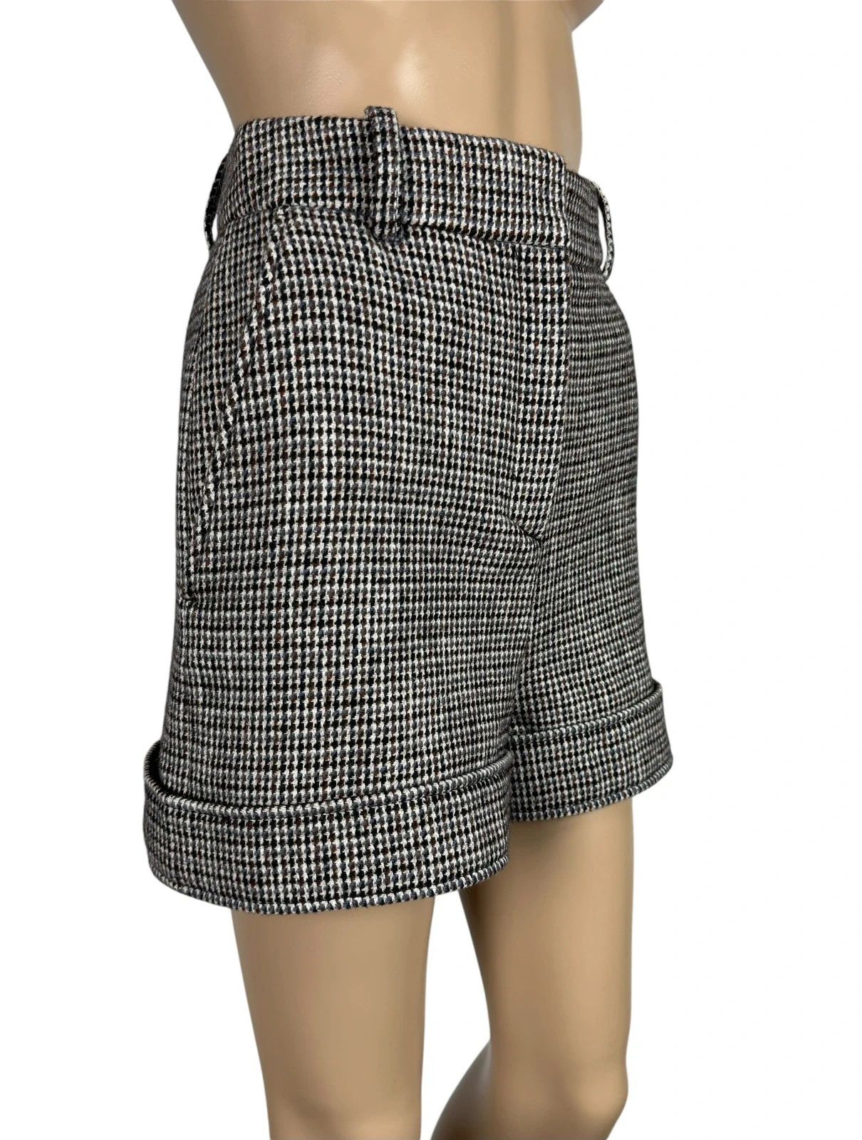 Maje Maje Shorts Herringbone Wool Cotton size 36 Size 26" / US 2 / IT 38 - 2 Thumbnail