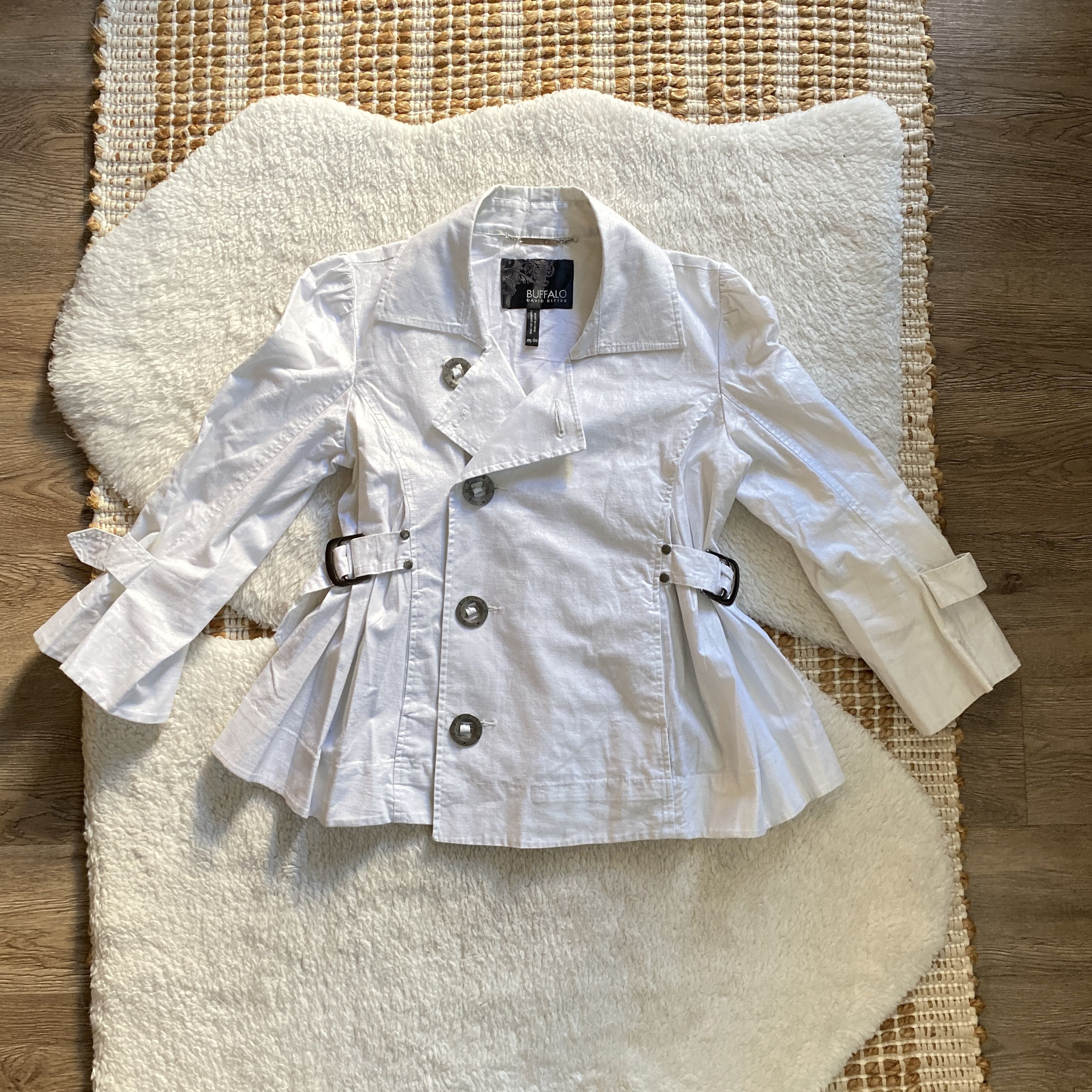 Buffalo David Bitton Buffalo David Bitton White Blazer Jacket Women’s Size M / US 6-8 / IT 42-44 - 1 Thumbnail