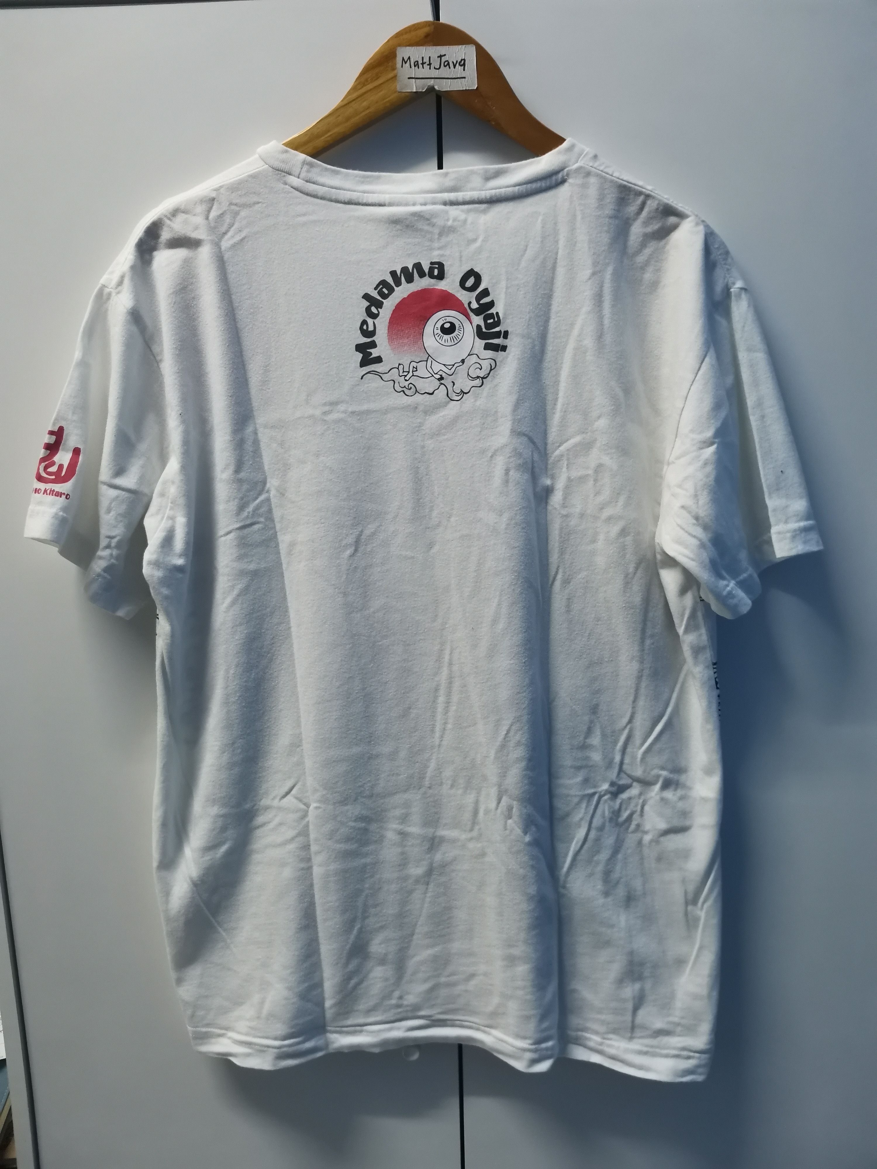 Anime Vintage Gegege No Kitaro Japan Anime Sukajan Tee Dragon Size US L / EU 52-54 / 3 - 2 Thumbnail