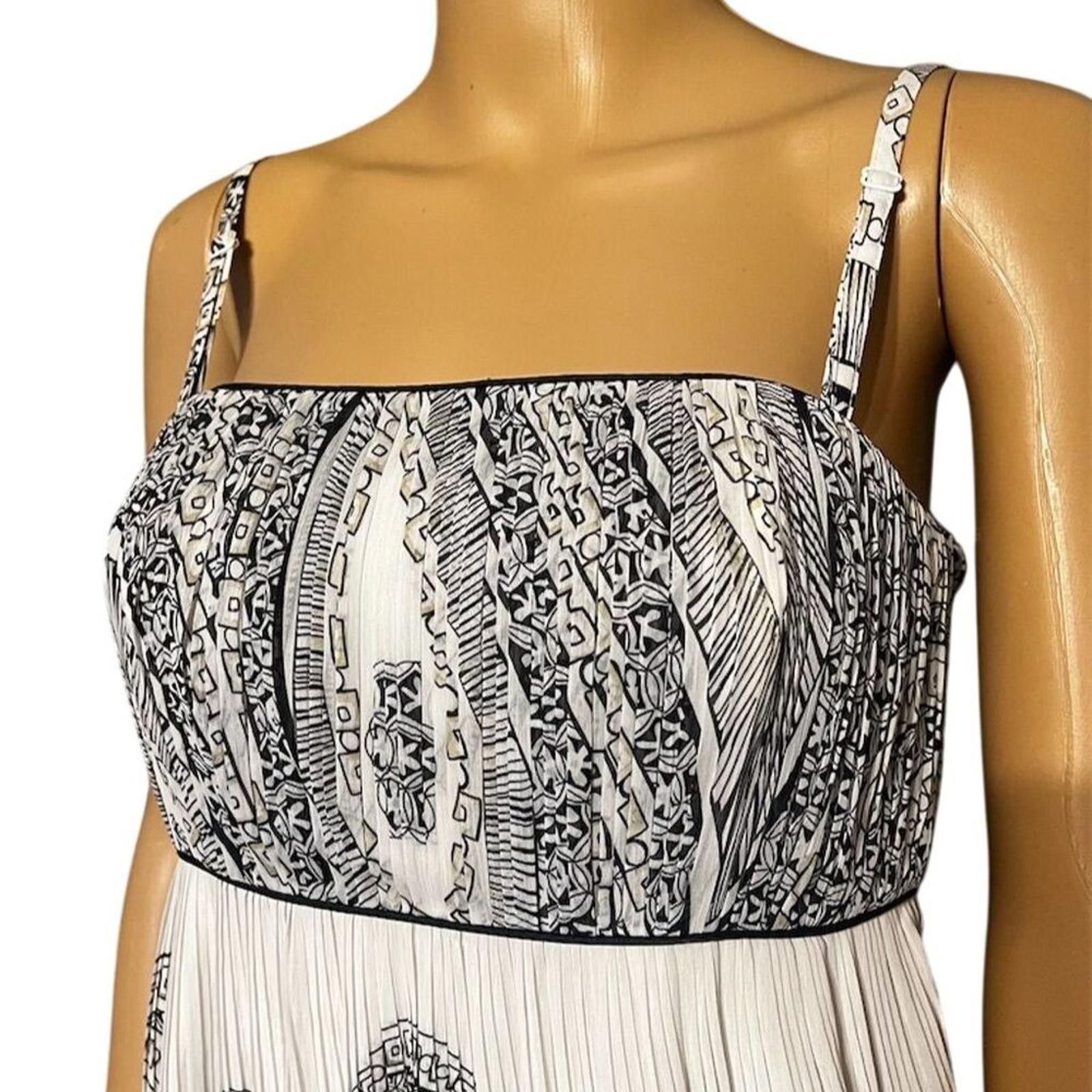 Other White House Black Market Women's Paisley Maxi Dress 2 boho Size XS / US 0-2 / IT 36-38 - 4 Thumbnail