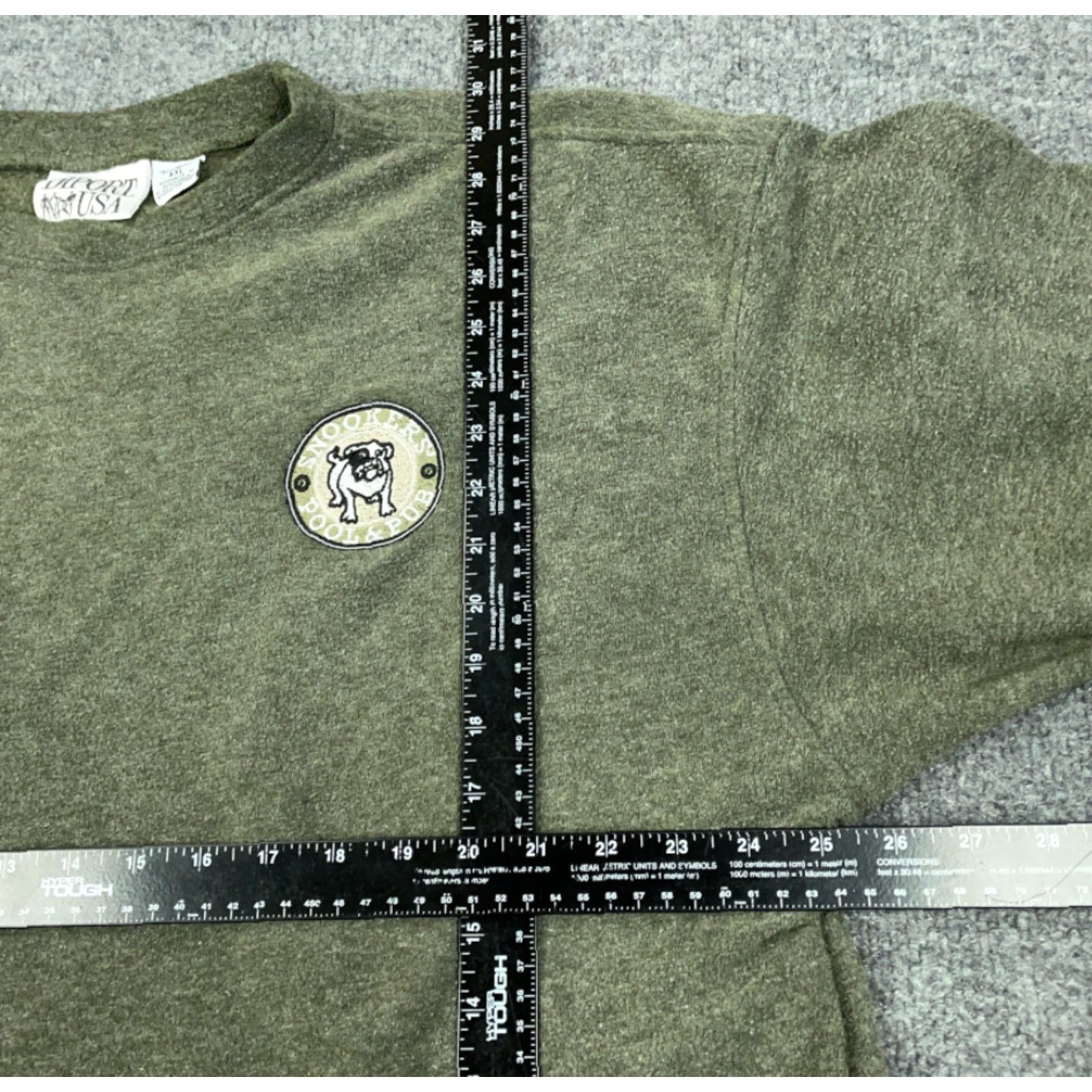 Etro VINTAGE Michigan Sweatshirt Adult 2XL Green Embroidered Pullover Crew Neck 90s Beer Retro Graphic Print Men S Snookers Pool & Pub Texture Size US XXL / EU 58 / 5 - 4 Thumbnail