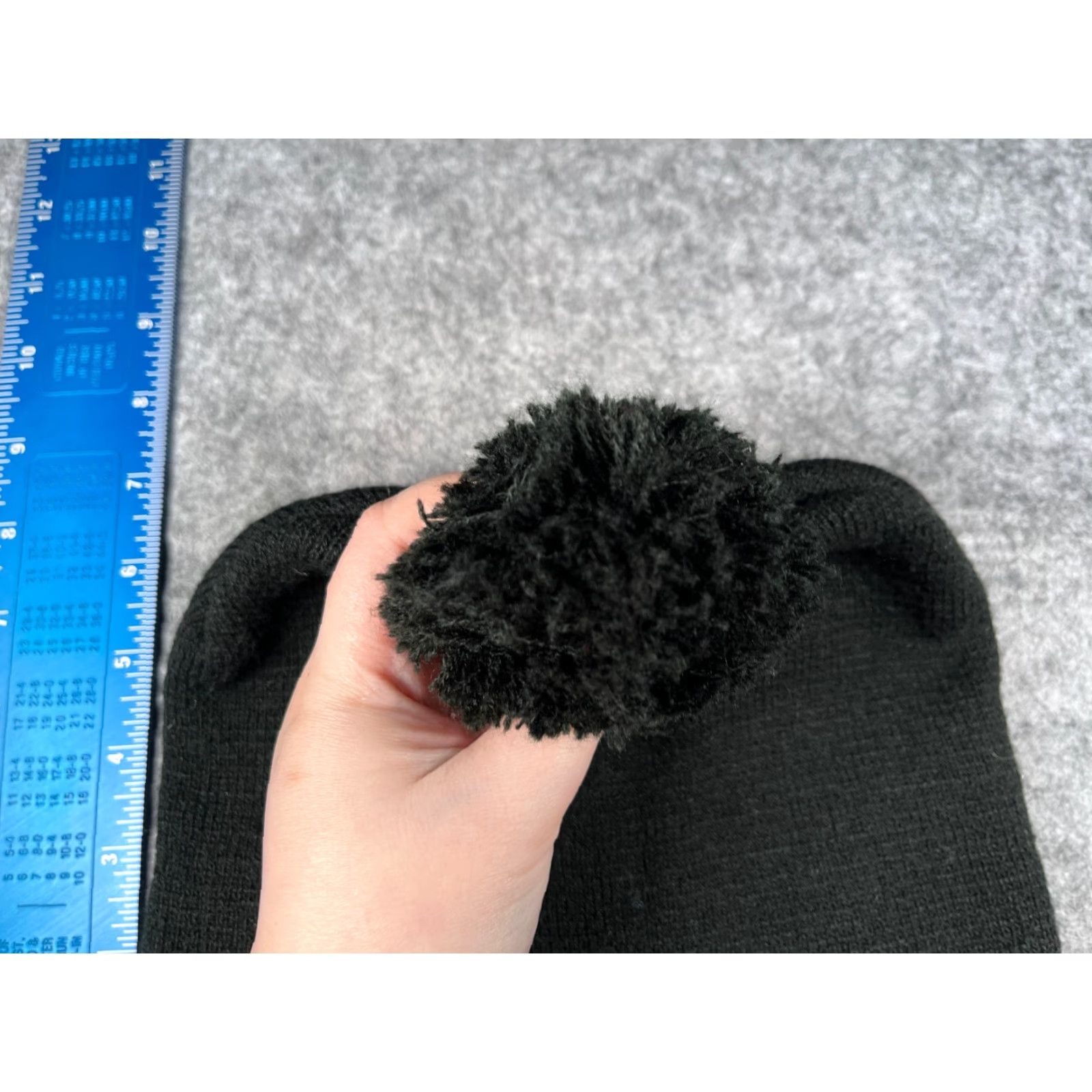 Vintage DOLLAR TREE Black Knit Beanie Adult One Size Lightweight Outdoor Ski Hat Unisex Size ONE SIZE - 3 Thumbnail