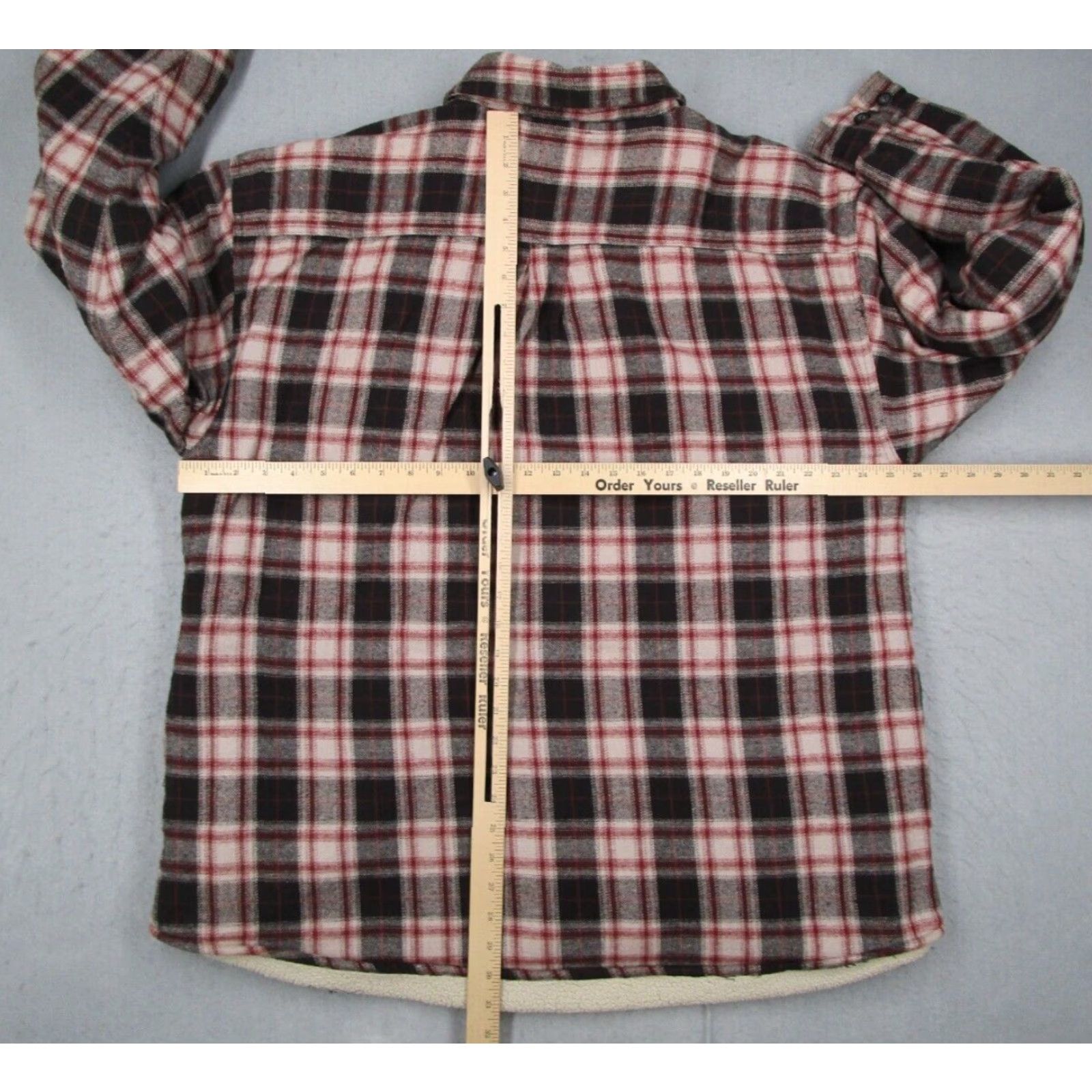 Levi's Levis Jacket Mens 2XL XXL Red Flannel Button Up Sherpa Lined Shacket Workwear Size US XXL / EU 58 / 5 - 6 Thumbnail