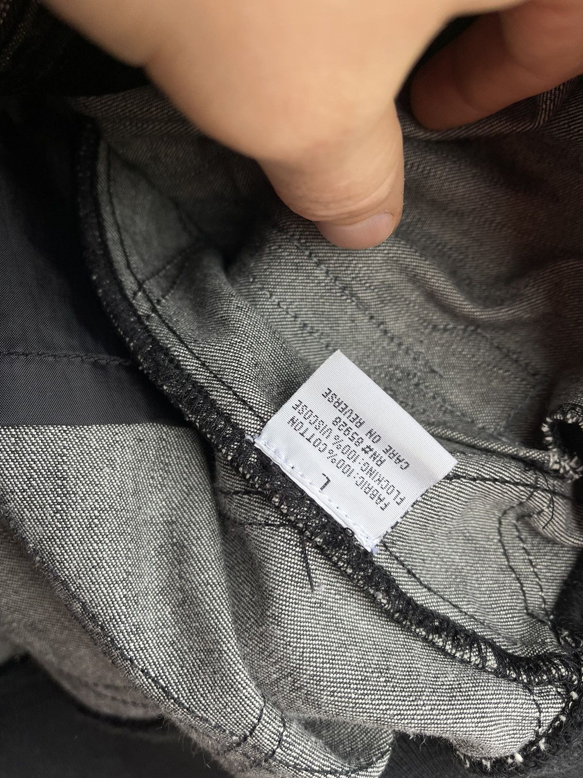 Pelle Pelle Johnny Blaze Denim Jacket Black Washed Vintage Faded Style Size US L / EU 52-54 / 3 - 7 Thumbnail