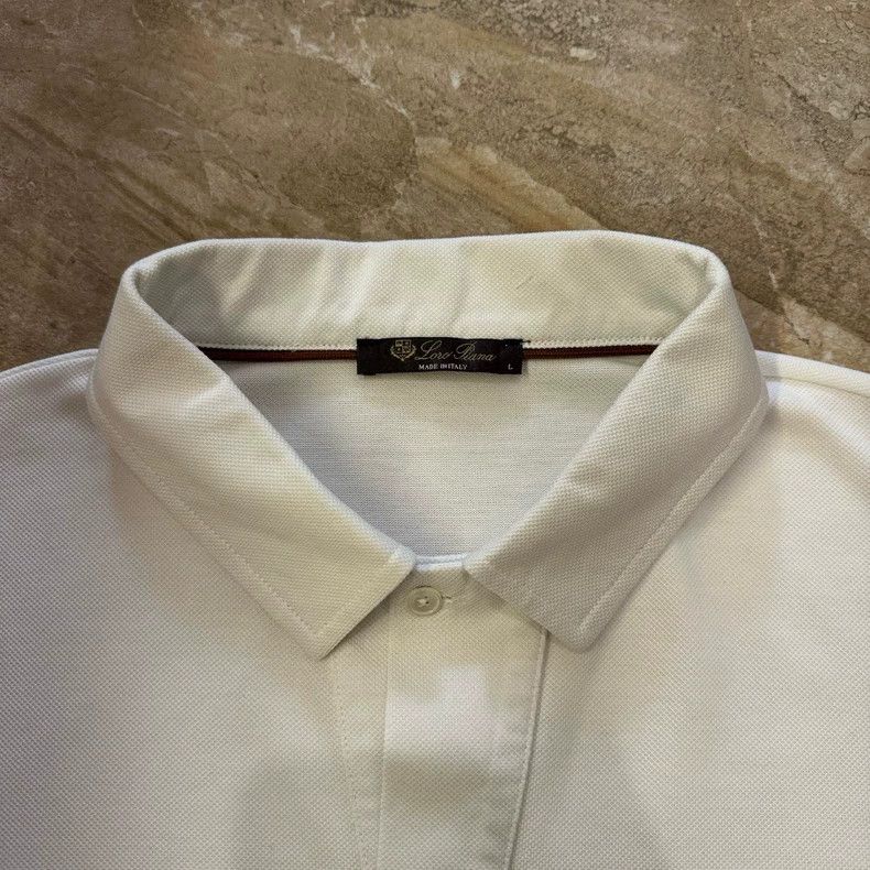 Loro Piana LORO PIANA Men's polo shirt short sleeves Size US L / EU 52-54 / 3 - 2 Thumbnail